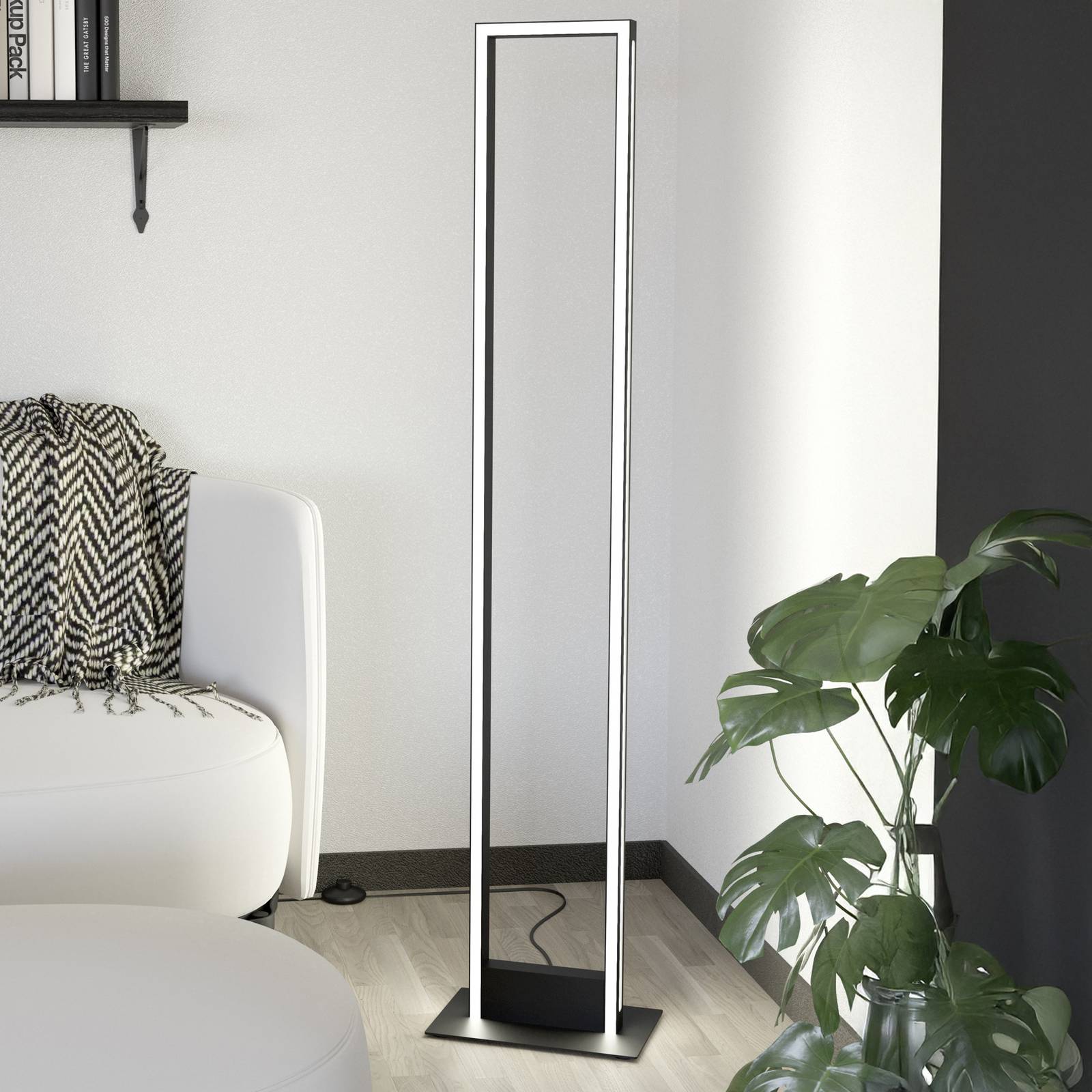 EGLO connect LED-Stehleuchte Savilanas-Z, schwarz, CCT EGLO connect LED-Stehleuchte Savilanas-Z, schwarz, CCT von EGLO connect