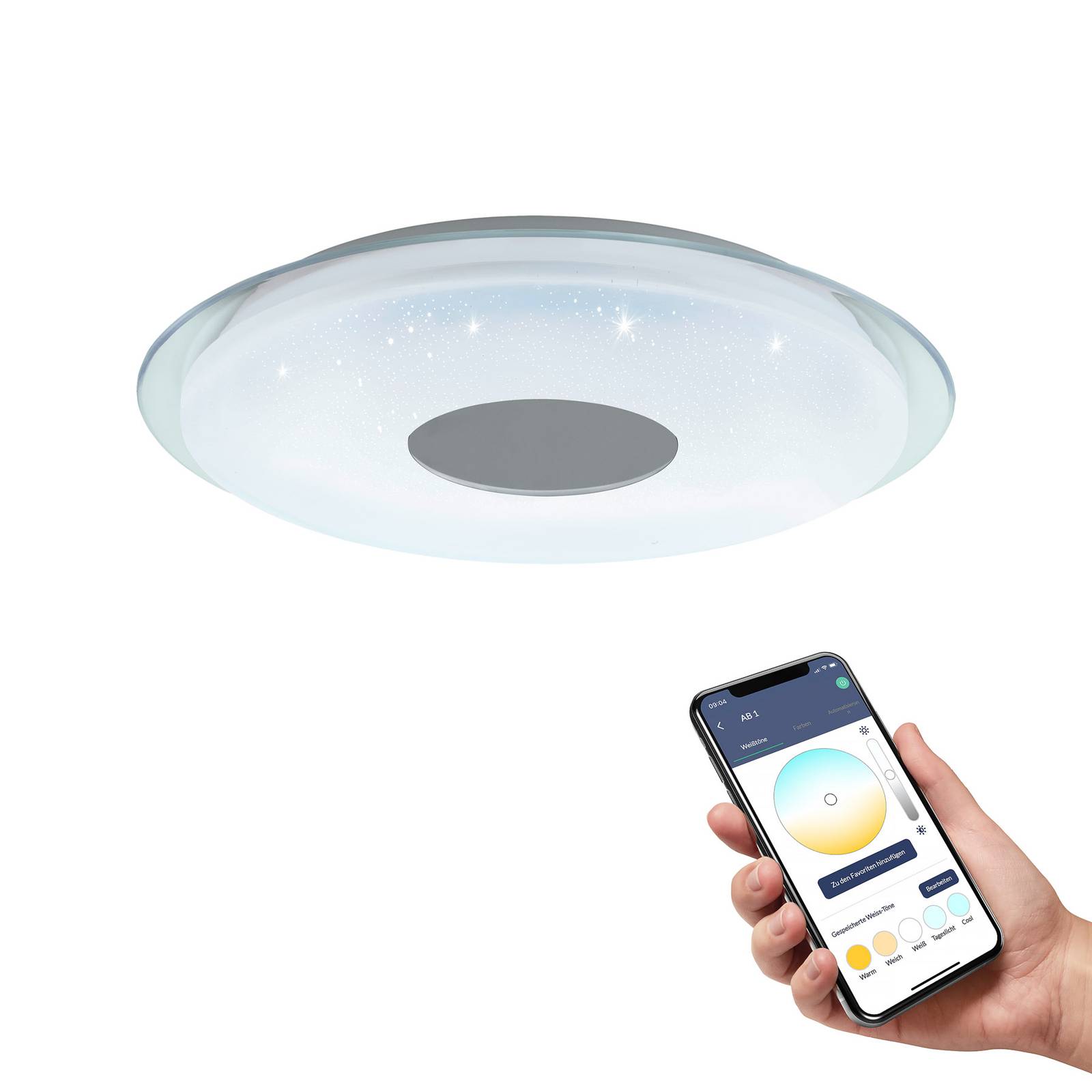 EGLO connect Lanciano-Z LED-Deckenleuchte Ø 45cm EGLO connect Lanciano-Z LED-Deckenleuchte Ø 45cm von EGLO connect