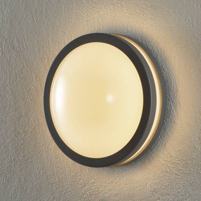 EGLO connect Locana-C LED-Außenwandlampe silber von EGLO connect