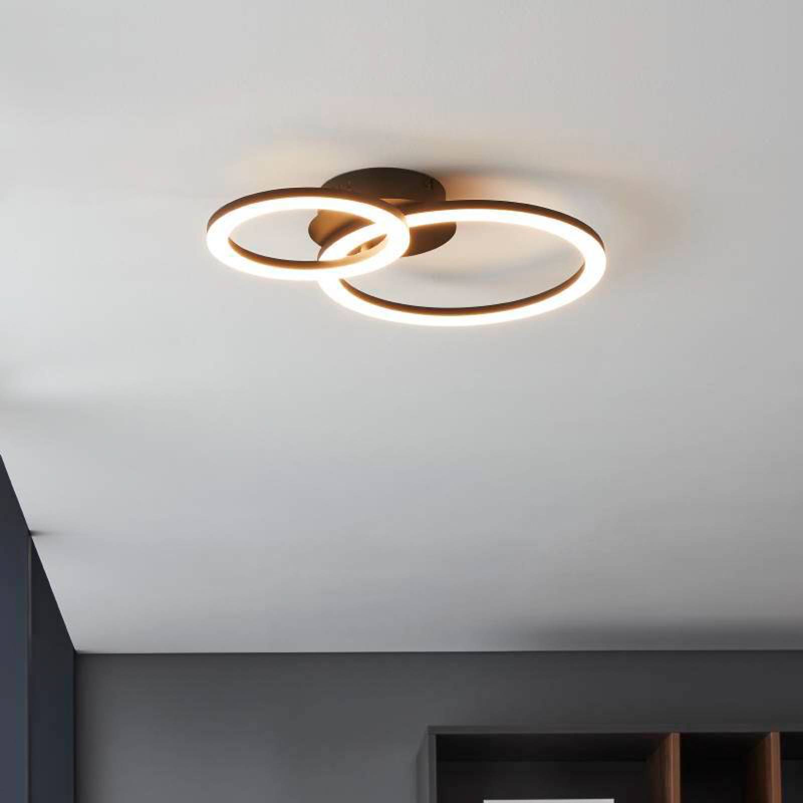 EGLO connect Parrapos-Z LED-Deckenlampe, 2-flammig EGLO connect Parrapos-Z LED-Deckenlampe, 2-flammig von EGLO connect