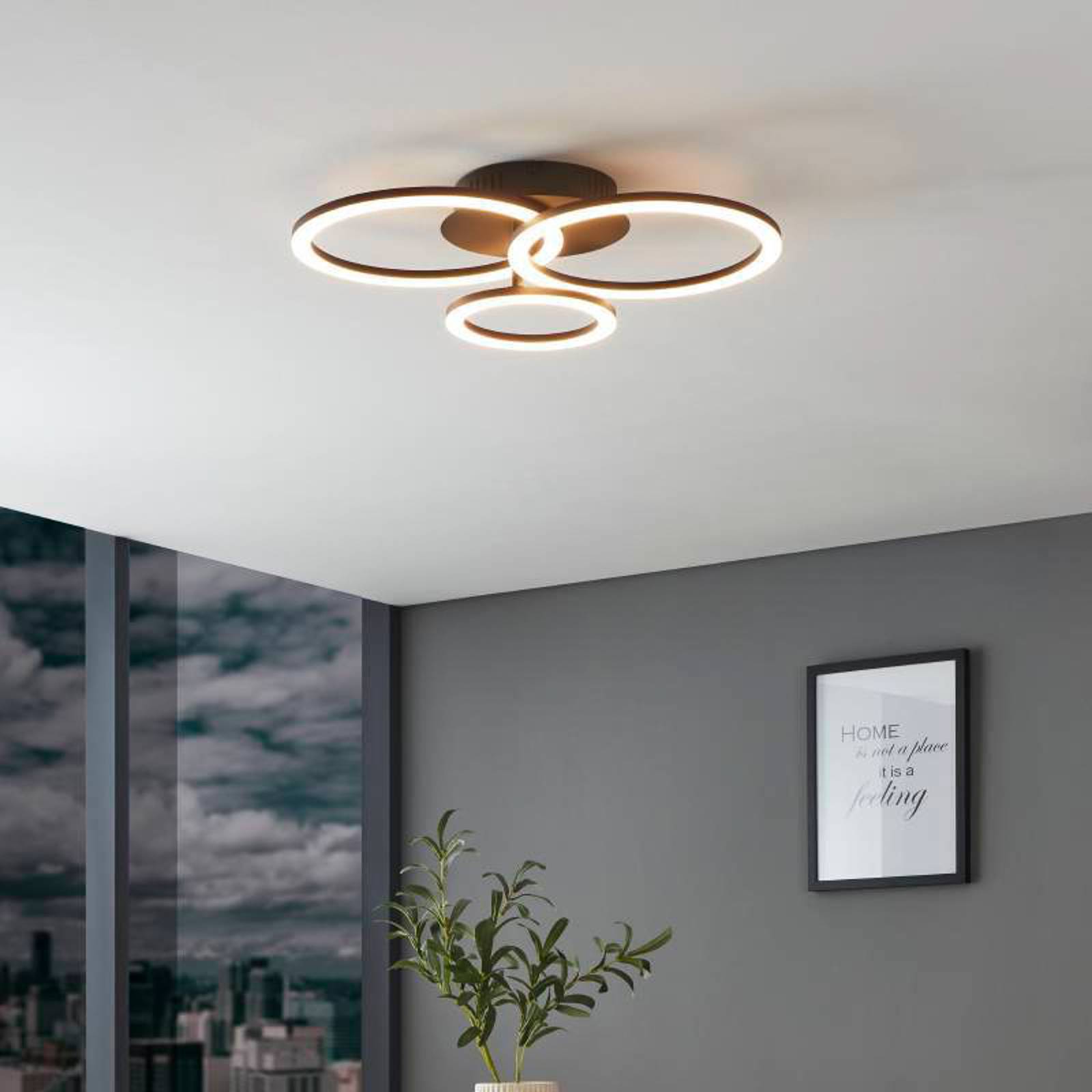 EGLO connect Parrapos-Z LED-Deckenlampe, 3-flammig EGLO connect Parrapos-Z LED-Deckenlampe, 3-flammig von EGLO connect