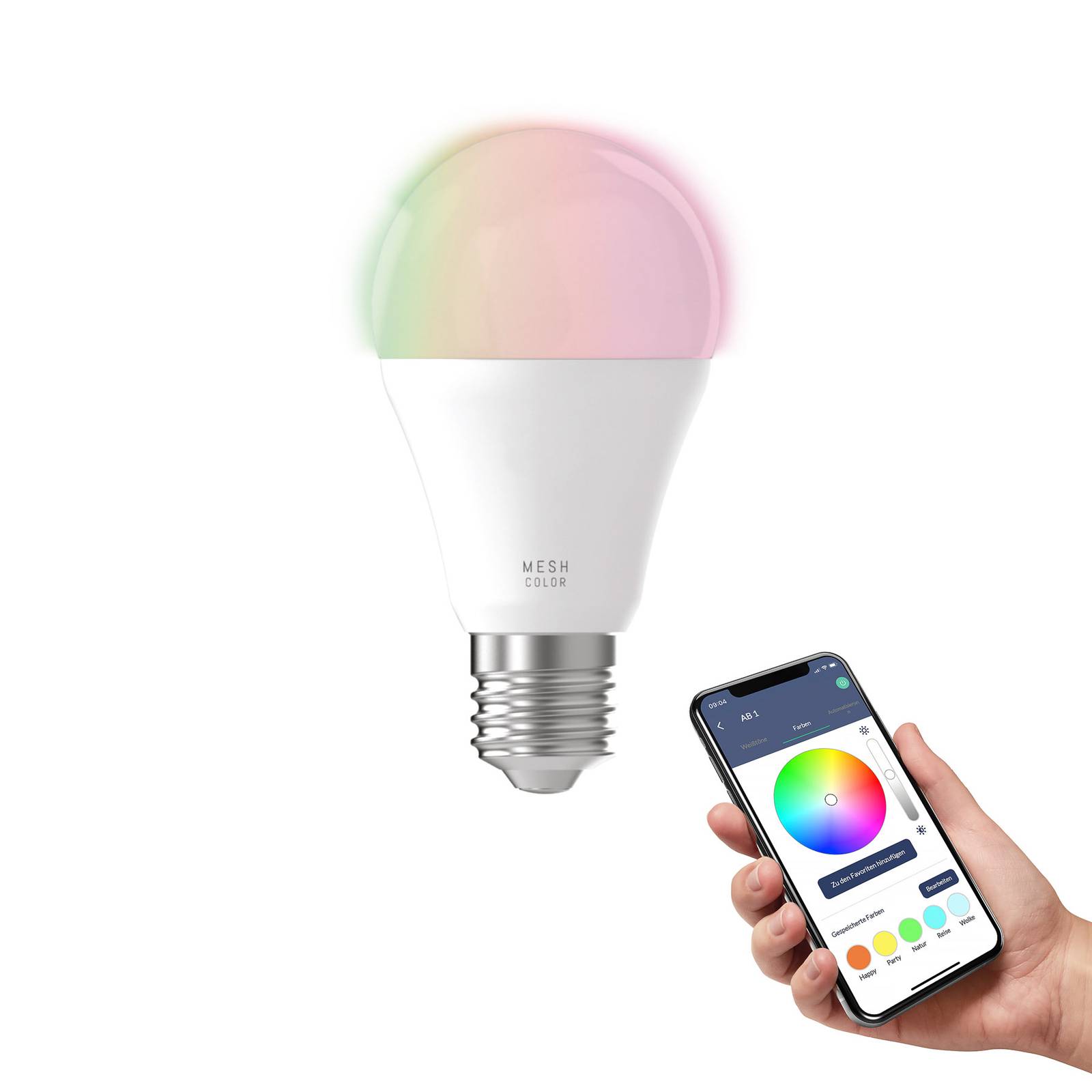 EGLO connect-z E27 A60 LED-Lampe 9W 806lm RGBW EGLO connect-z E27 A60 LED-Lampe 9W 806lm RGBW von EGLO connect