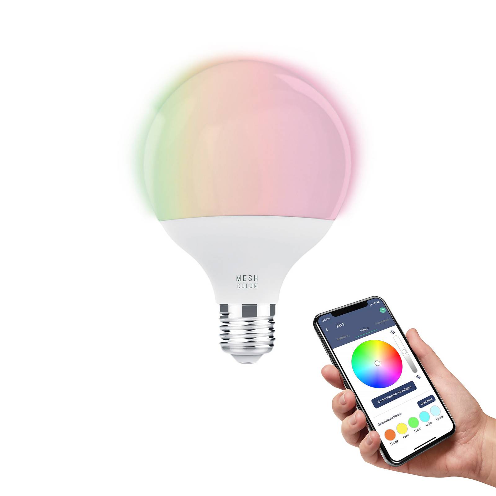 EGLO connect-z E27 G95 LED-Lampe 13W 1300lm RGBW EGLO connect-z E27 G95 LED-Lampe 13W 1300lm RGBW von EGLO connect