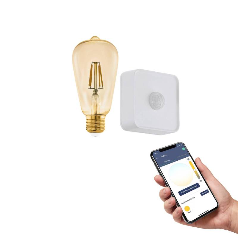 EGLO connect-z E27 ST64 5,5W 500lm 2200K Sensor von EGLO connect