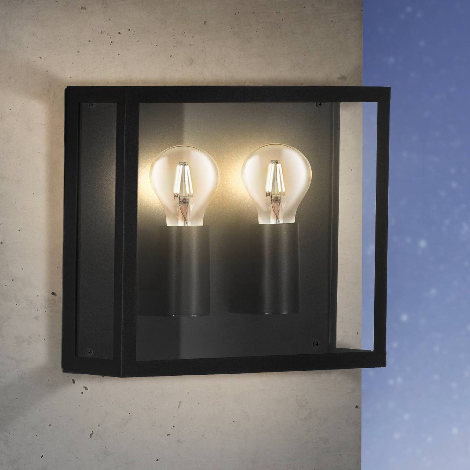 Außenwandlampe Alamonte 1, 2fl. up/up Quadrat Außenwandlampe Alamonte 1, 2fl. up/up Quadrat von EGLO