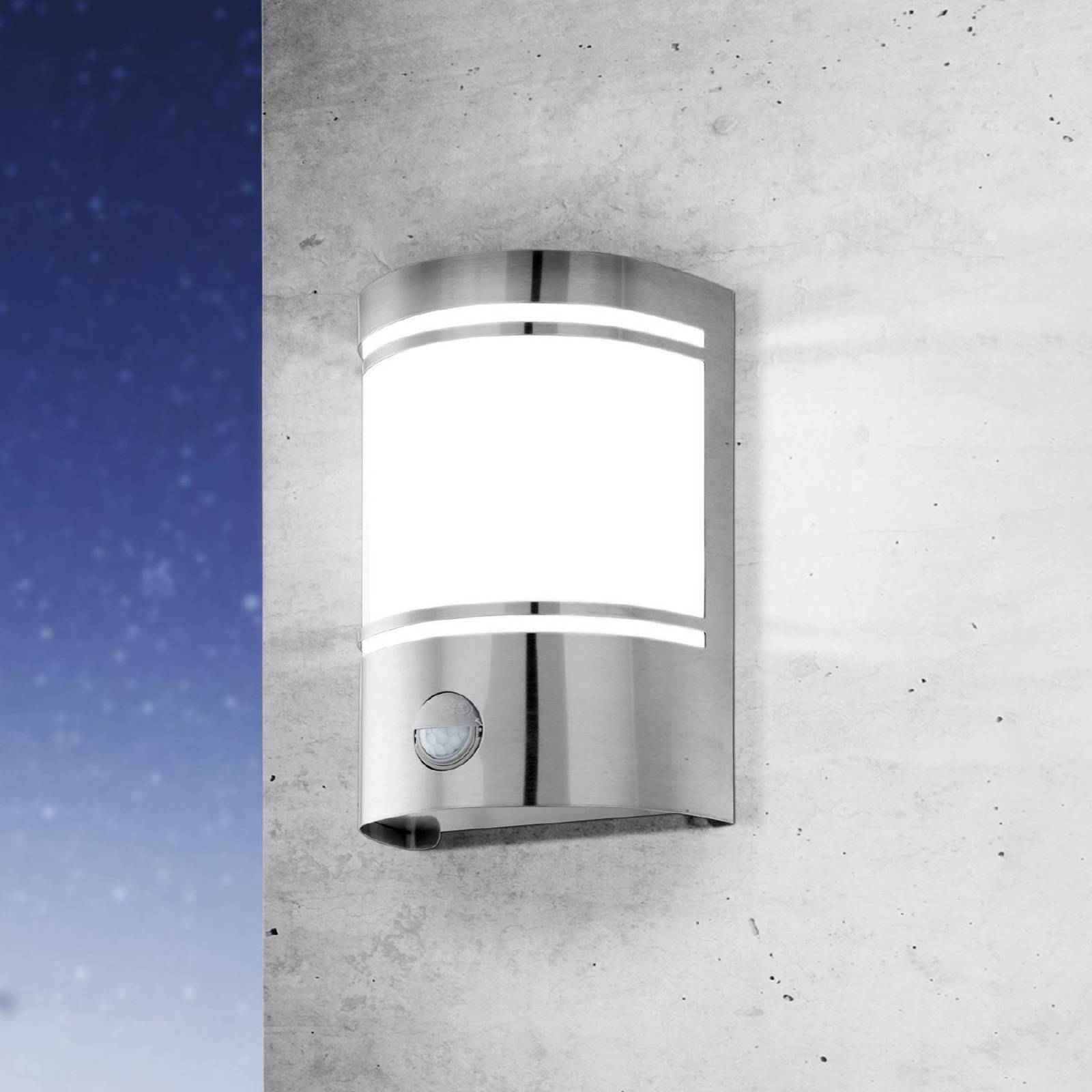 Außenwandlampe Cerno mit Bewegungsmelder edelstahl Außenwandlampe Cerno mit Bewegungsmelder edelstahl von EGLO