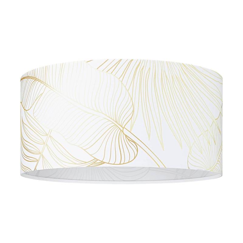 Deckenlampe Bucamaranga weiß mit Blatt-Motivdruck von EGLO