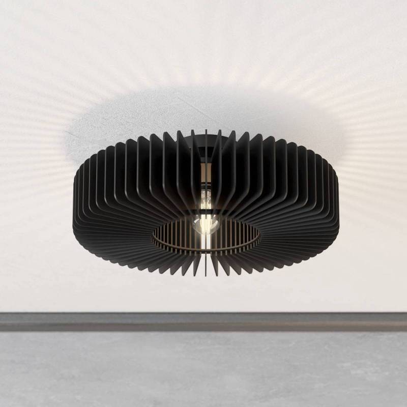 Deckenlampe Palombaia im Fächerlook, schwarz von EGLO