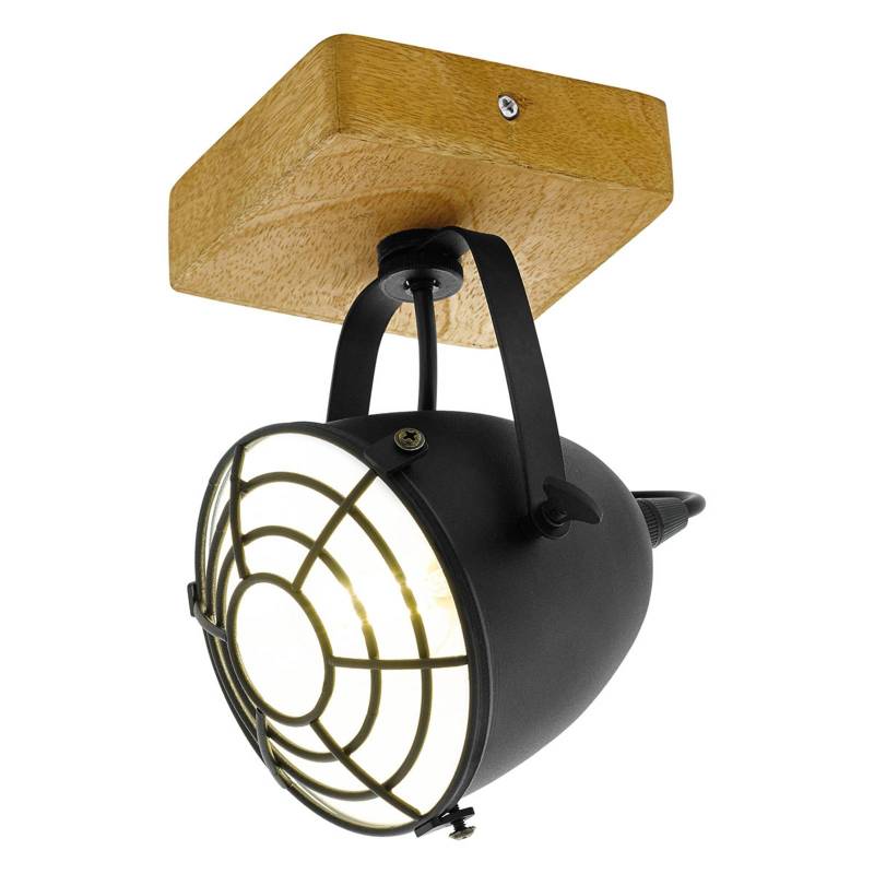 Deckenstrahler Gatebeck, aus Holz und Metall, 1-fl von EGLO