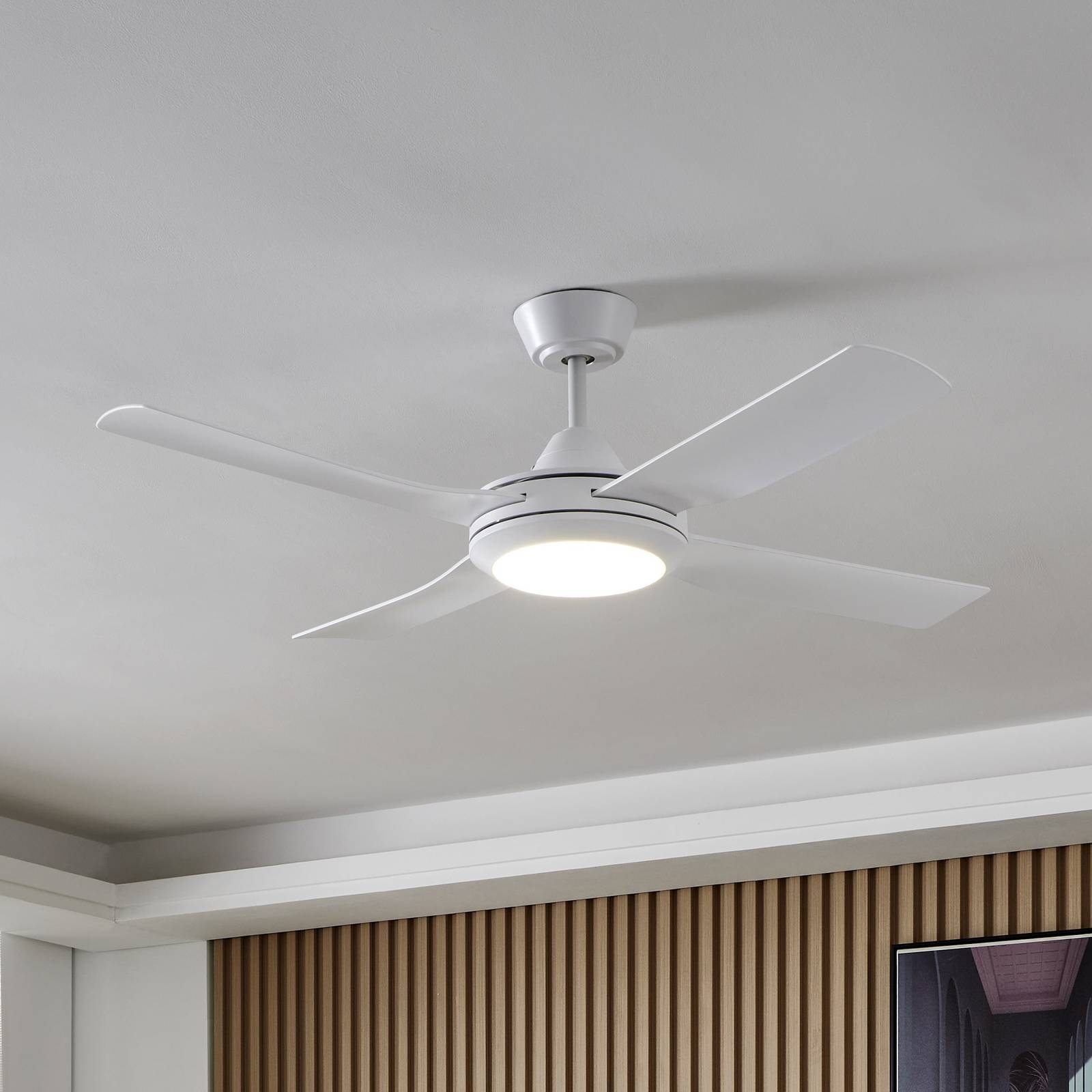 Deckenventilator Bondi 1, LED, Fernbedienung, CCT, weiß Deckenventilator Bondi 1, LED, Fernbedienung, CCT, weiß von EGLO