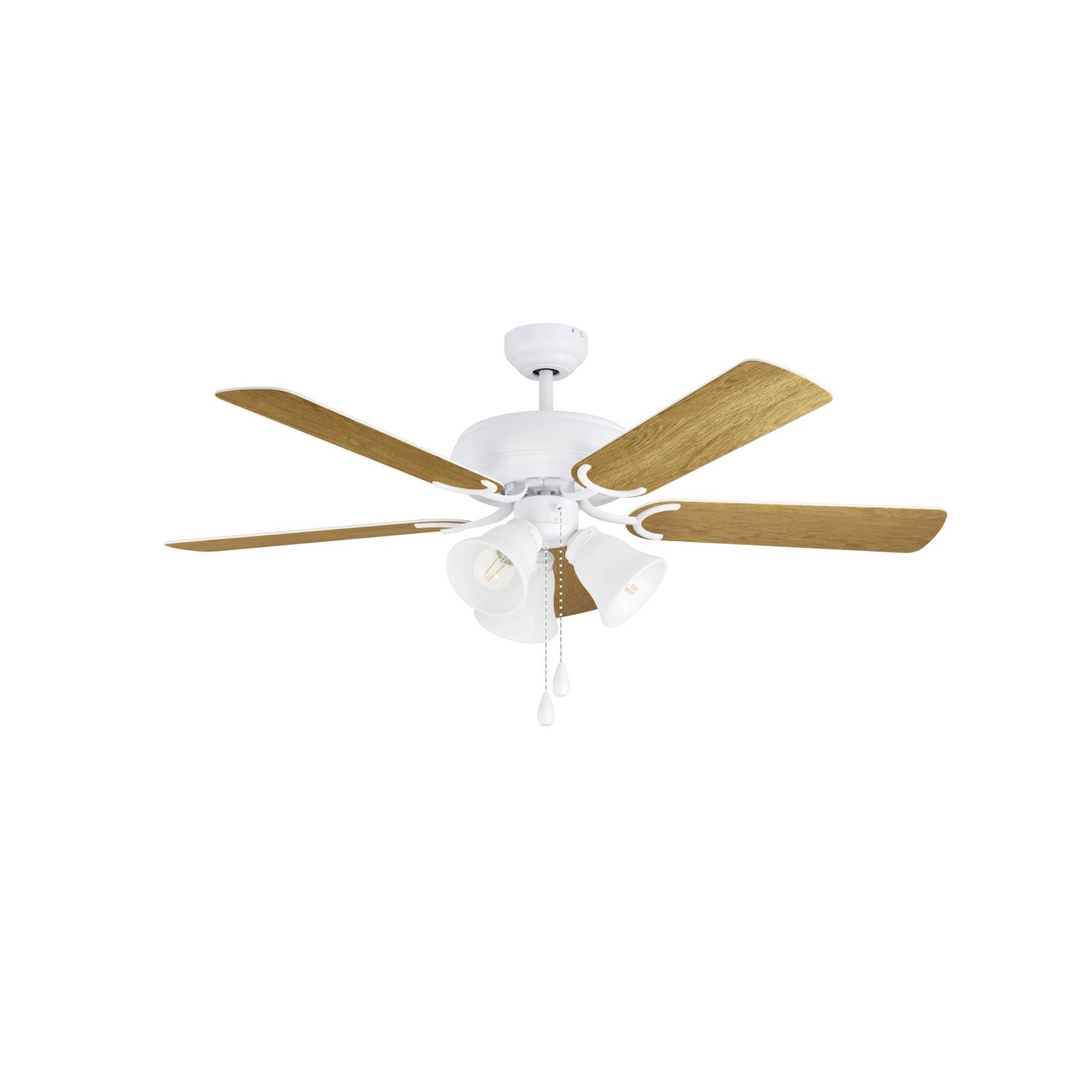 Deckenventilator Las Palmas, 3 x E27, Zugschalter, weiß Deckenventilator Las Palmas, 3 x E27, Zugschalter, weiß von EGLO