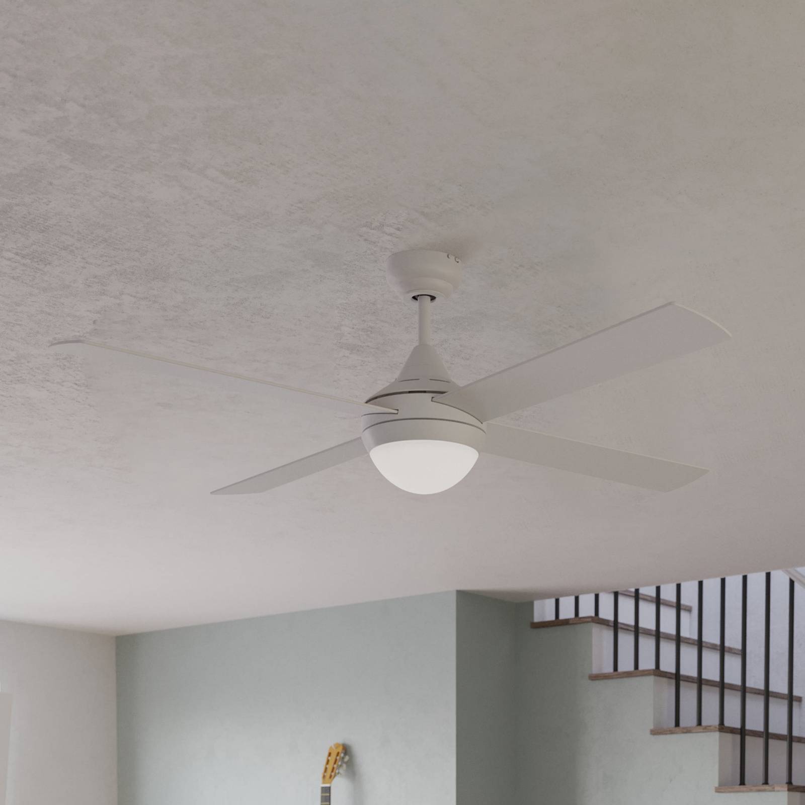 Deckenventilator Varadero, E27, weiß, Fernbedienung Deckenventilator Varadero, E27, weiß, Fernbedienung von EGLO