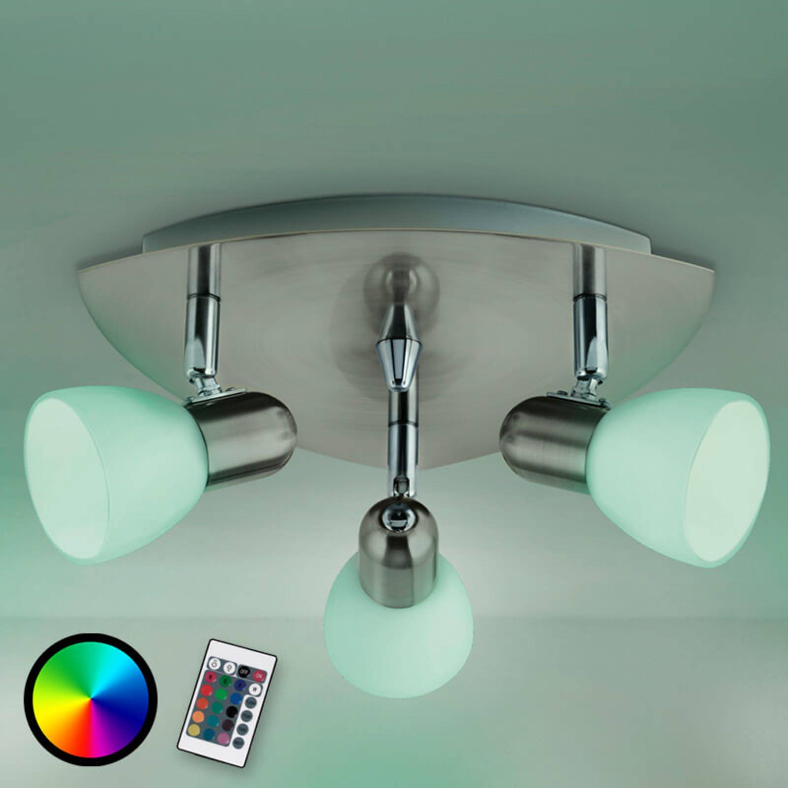 Dreiflammige Deckenleuchte Enea-C LED RGBW Dreiflammige Deckenleuchte Enea-C LED RGBW von EGLO