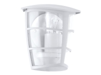 EGLO ALORIA, Wandbeleuchtung für den Außenbereich, Weiß, Aluminium, Kunststoff, IP44, Eingang, Garage, Garten, Patio, E27 von EGLO