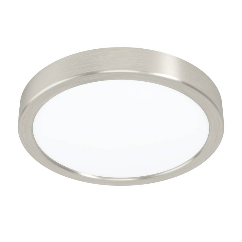 EGLO FUEVA 5 Deckenleuchte– Ø210 mm – 17W 2000lm – Gebürsteter Stahl von EGLO