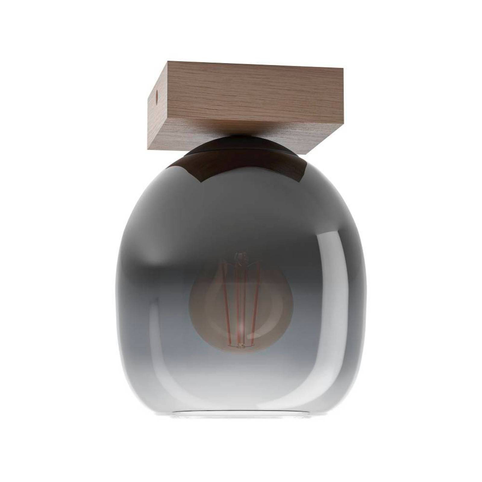 EGLO Filago Deckenleuchte aus Rauchglas einflammig EGLO Filago Deckenleuchte aus Rauchglas einflammig von EGLO
