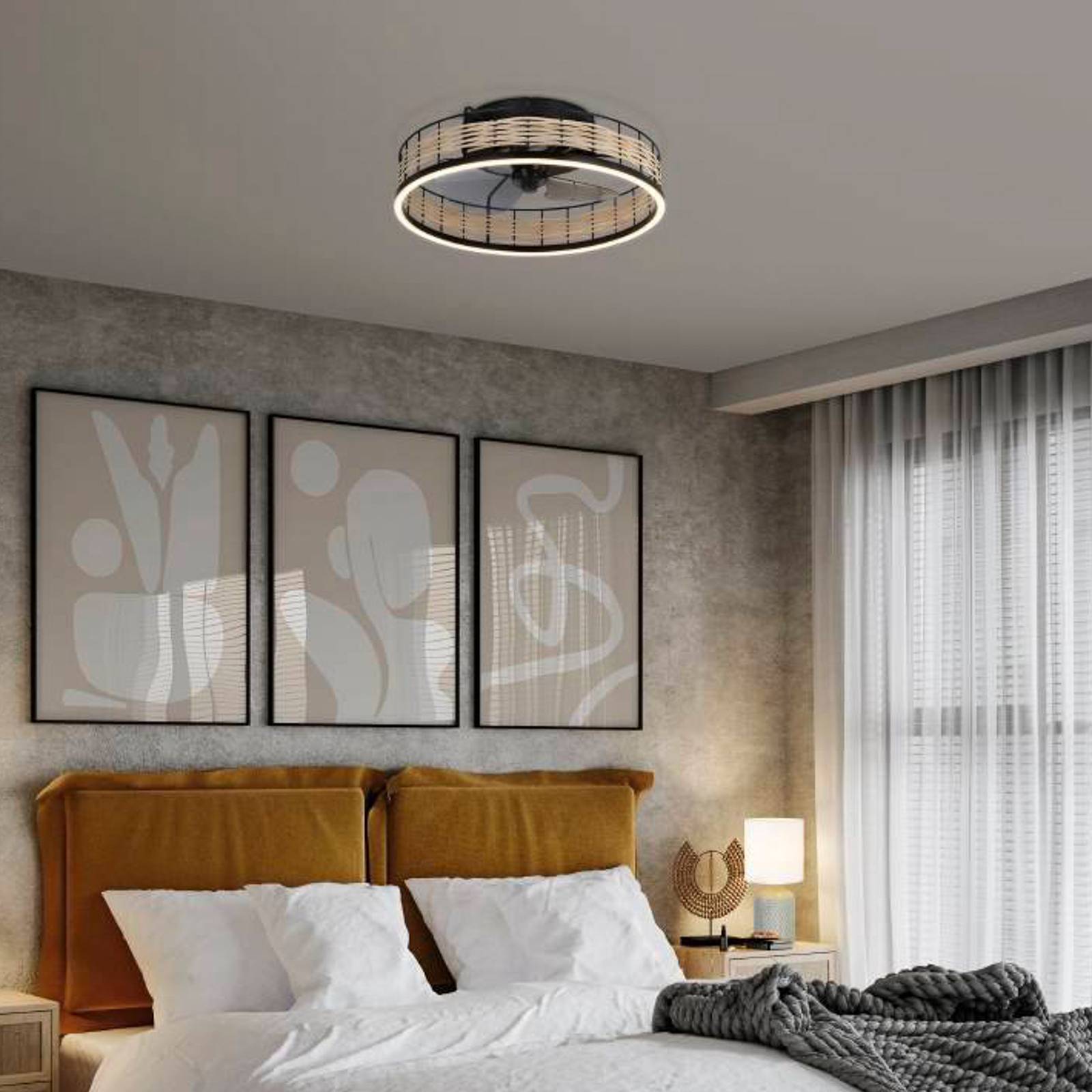 EGLO Frana LED-Deckenleuchte mit Ventilator EGLO Frana LED-Deckenleuchte mit Ventilator von EGLO