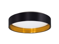 EGLO Maserlo, 1 Glühbirne(n), LED, 3000 K, 2500 lm, IP20, Schwarz, Gold von EGLO
