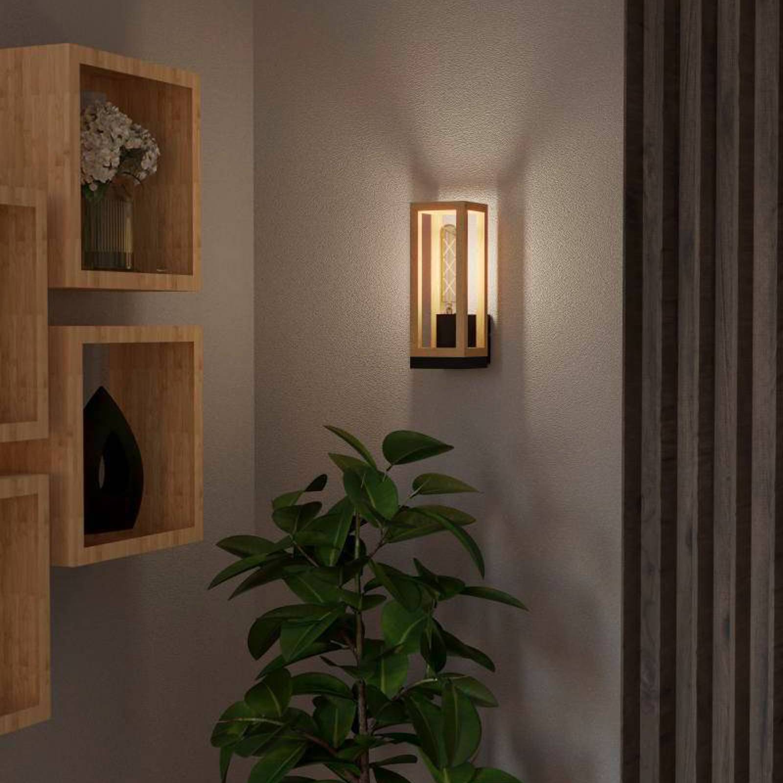 EGLO Nafferton Wandleuchte aus Holz EGLO Nafferton Wandleuchte aus Holz von EGLO