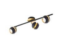 EGLO Nocito, Strahler Oberflächenbeleuchtung, Nicht austauschbare Glühbirne(n), 6,6 W, 3000 K, 240 lm, Schwarz, Gold von EGLO
