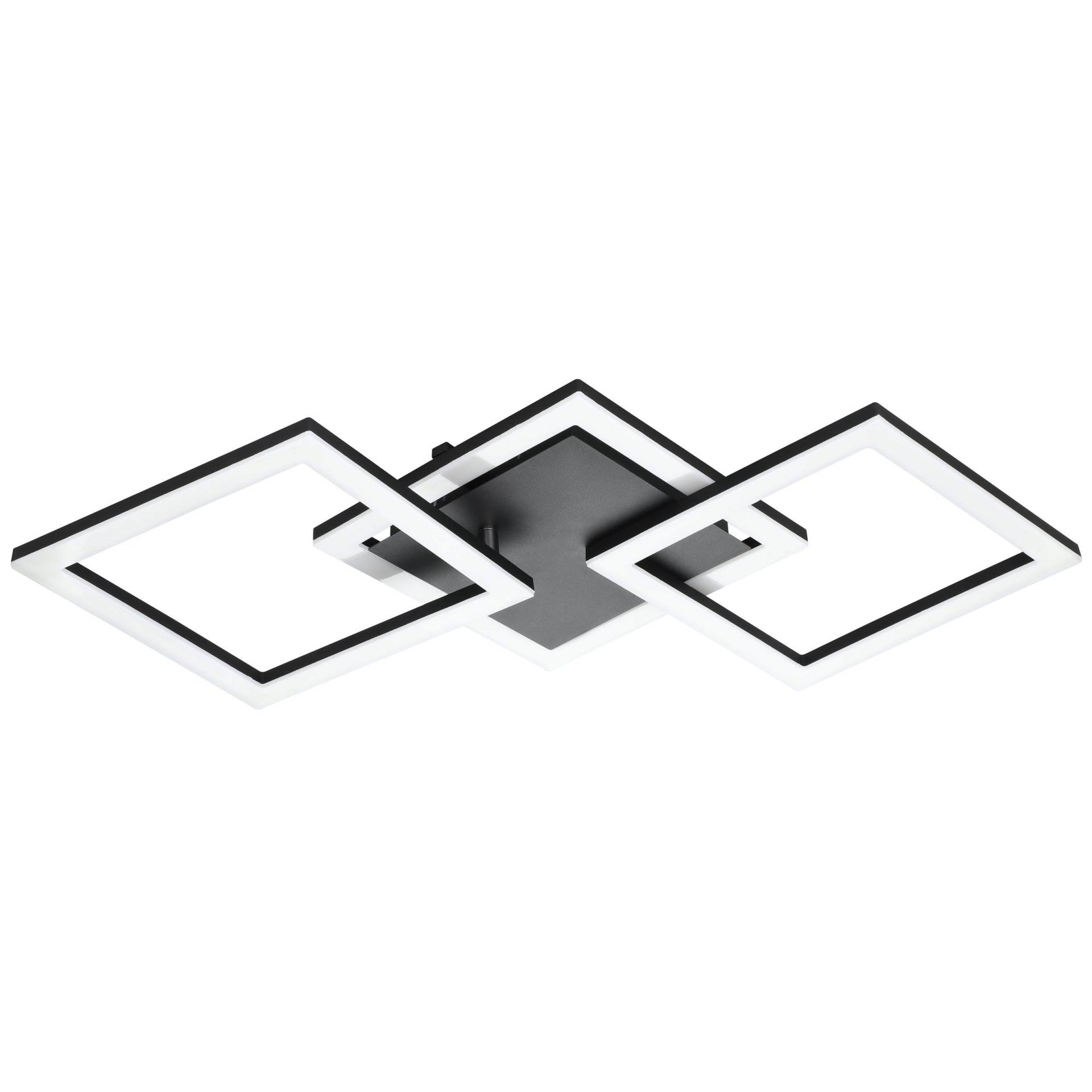 EGLO Paranday-Z Deckenleuchte - Schwarze Quadrate 65x31cm - Zigbee, Bluetooth EGLO Paranday-Z Deckenleuchte - Schwarze Quadrate 65x31cm - Zigbee, Bluetooth von EGLO