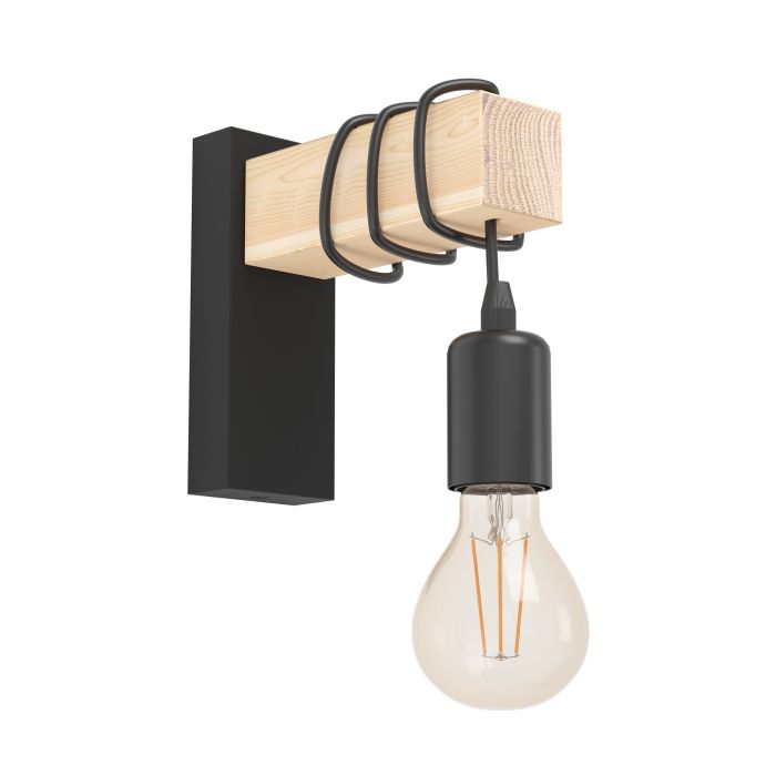 EGLO - TOWNSHEND Wandleuchte - Schwarz&FSC-zertifiziertes Holz EGLO - TOWNSHEND Wandleuchte - Schwarz&FSC-zertifiziertes Holz von EGLO
