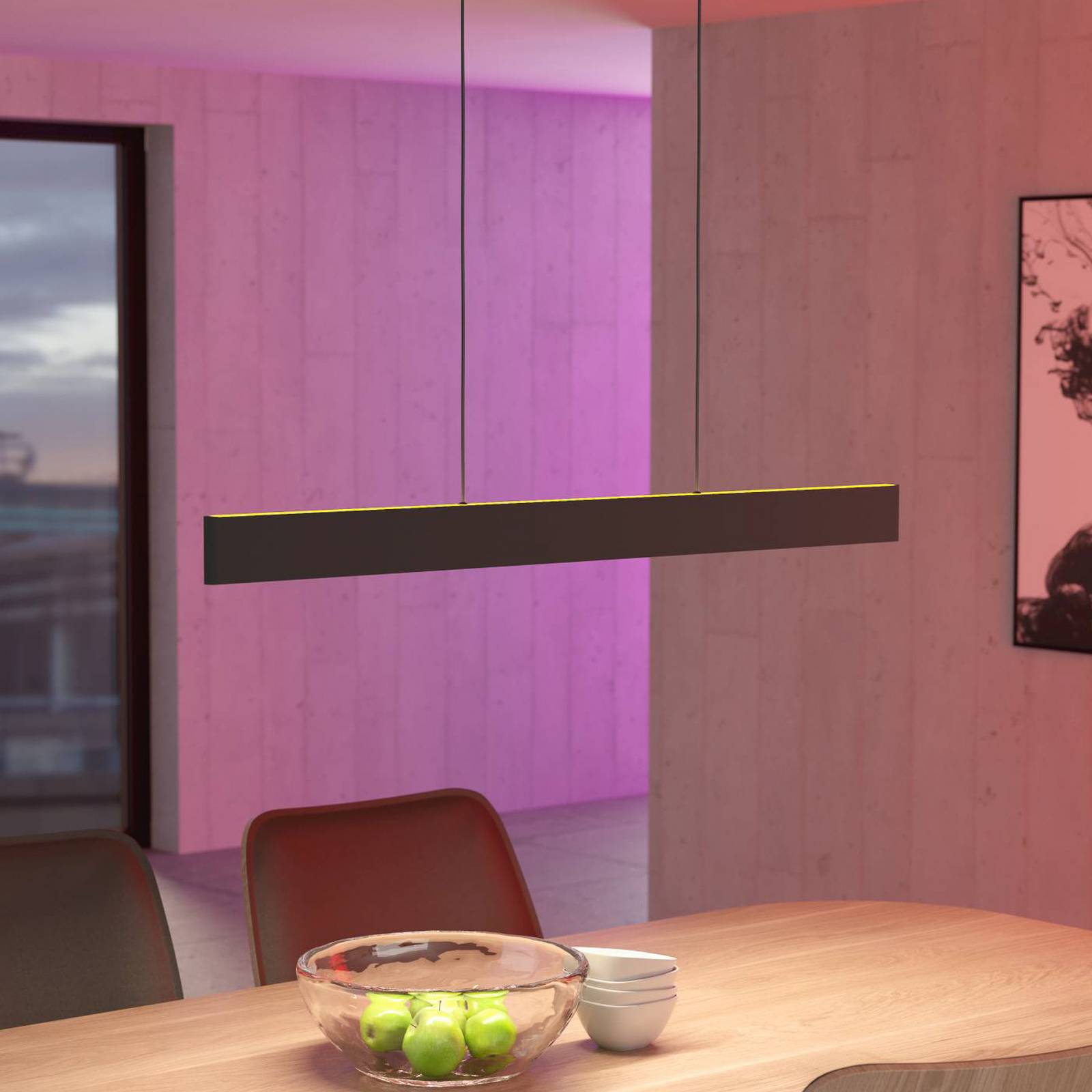 EGLO connect LED-Hängeleuchte Andreas-Z, schwarz, Stahl EGLO connect LED-Hängeleuchte Andreas-Z, schwarz, Stahl von EGLO