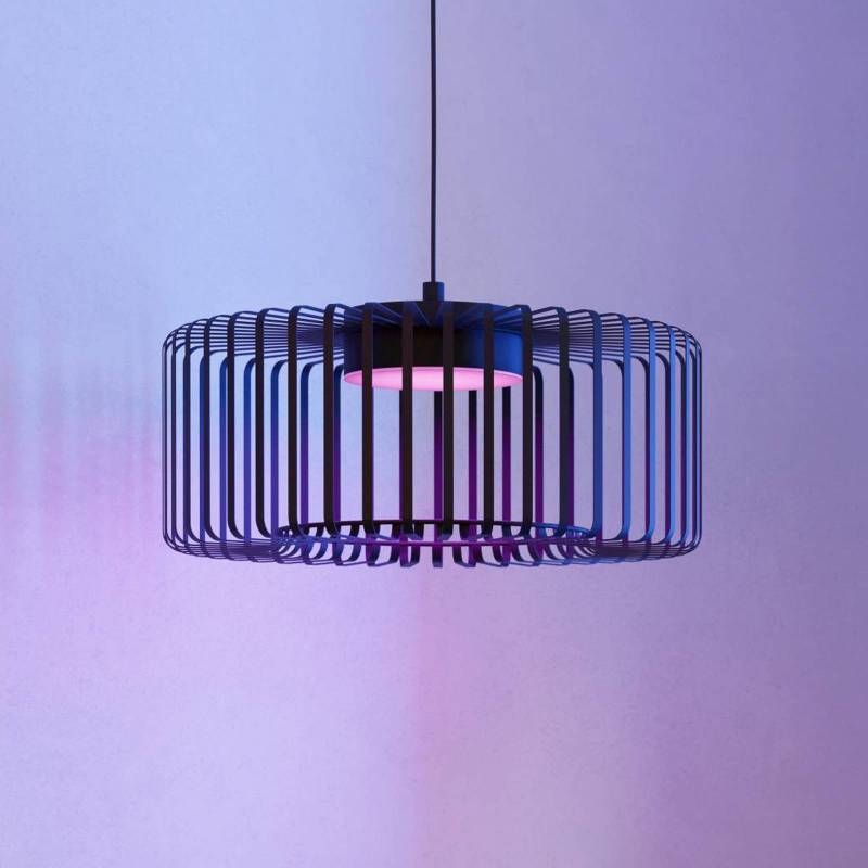 EGLO connect LED-Hängeleuchte Ginestrone-Z, 1-fl., schwarz von EGLO