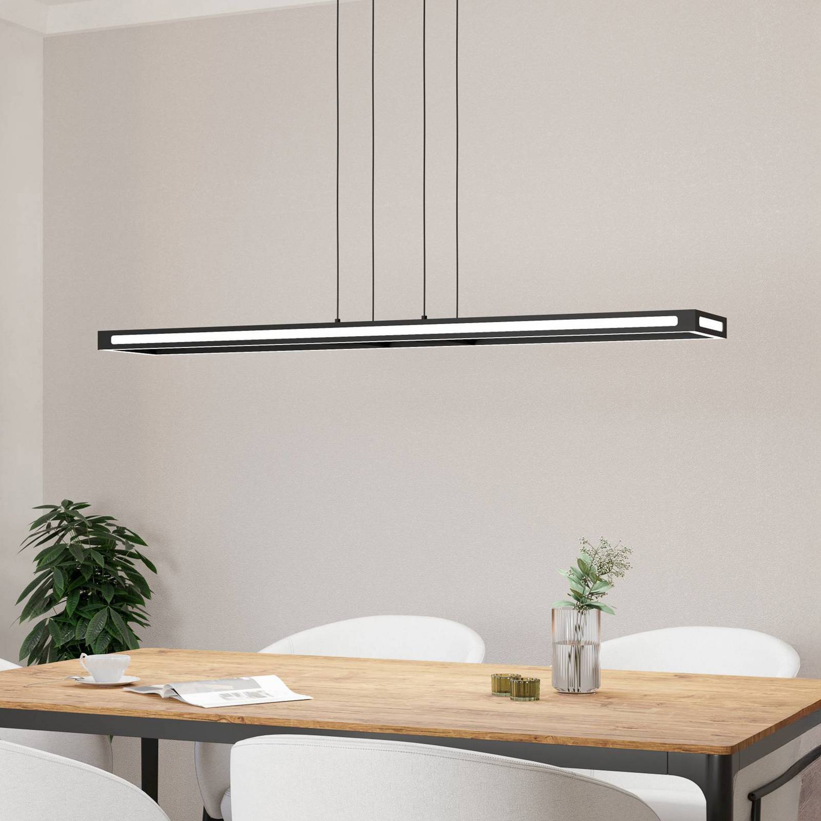 EGLO connect LED-Hängeleuchte Savilanas-Z, 116 cm, schwarz EGLO connect LED-Hängeleuchte Savilanas-Z, 116 cm, schwarz von EGLO