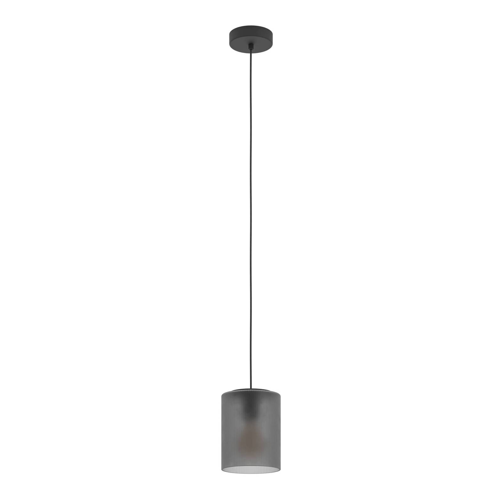 Hängelampe Colomera, Ø 15 cm, schwarz/grau, Glas Hängelampe Colomera, Ø 15 cm, schwarz/grau, Glas von EGLO