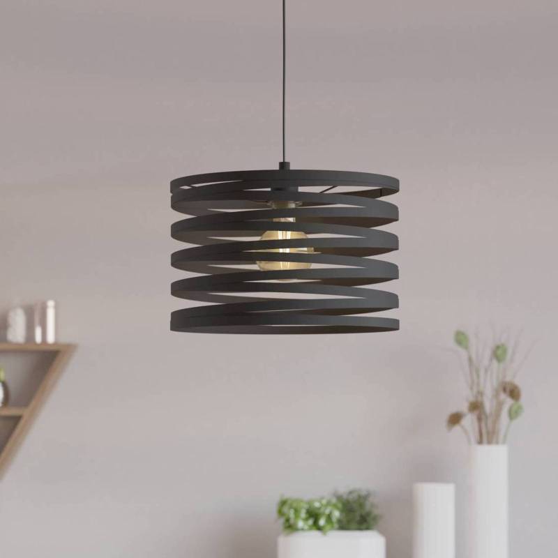 Hängeleuchte Cremella, Ø 37 cm, schwarz, Stahl von EGLO