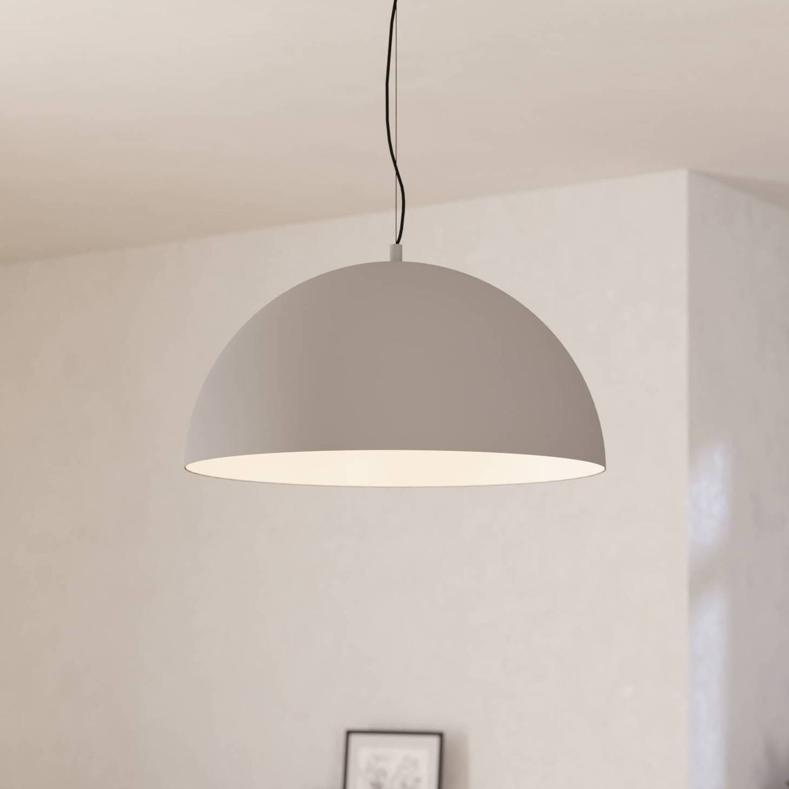 Hängeleuchte Gaetano 1, Ø 53 cm, grau/weiß, Stahl Hängeleuchte Gaetano 1, Ø 53 cm, grau/weiß, Stahl von EGLO