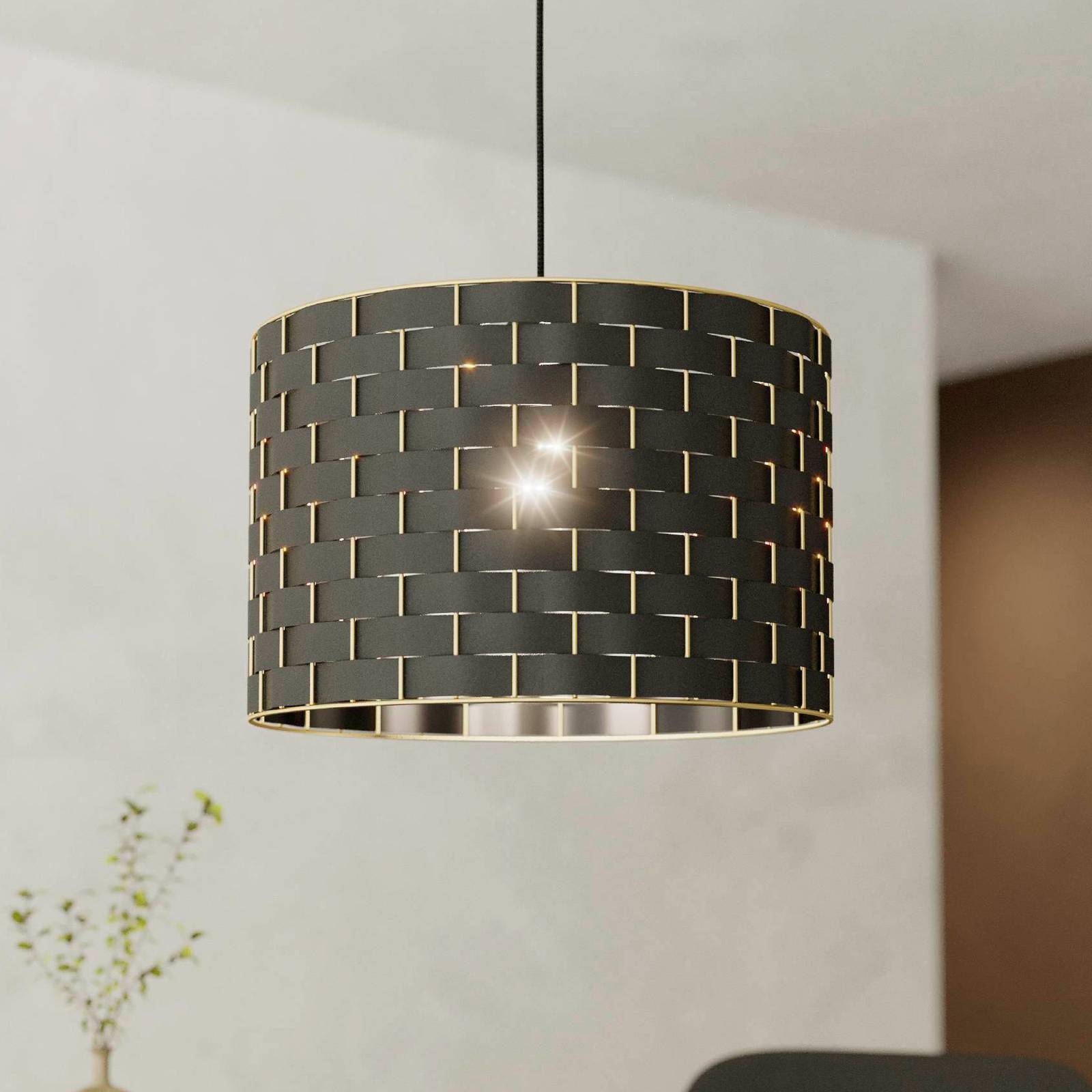 Hängeleuchte Marasales aus Textil, Ø 38 cm von EGLO