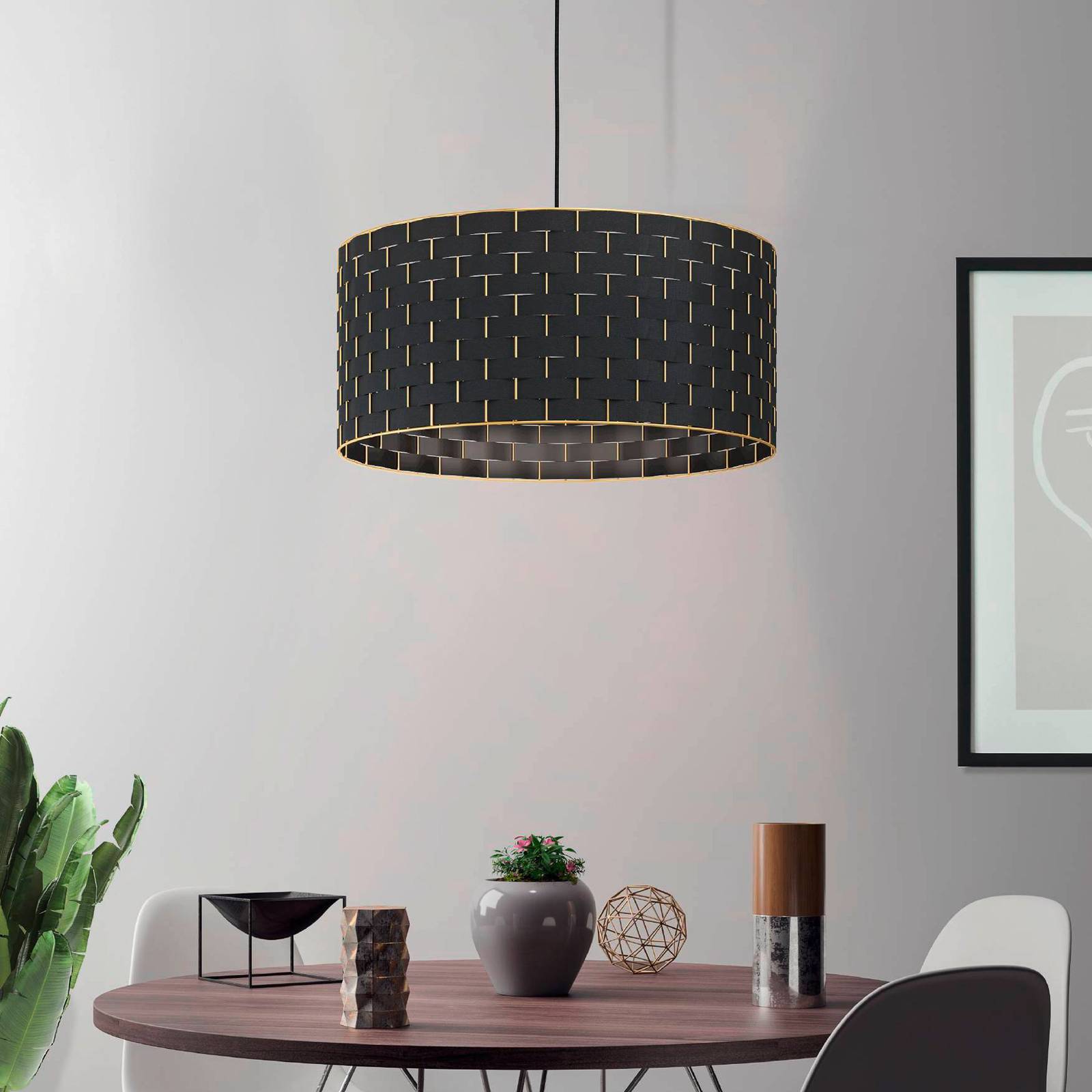 Hängeleuchte Marasales aus Textil, Ø 55 cm Hängeleuchte Marasales aus Textil, Ø 55 cm von EGLO