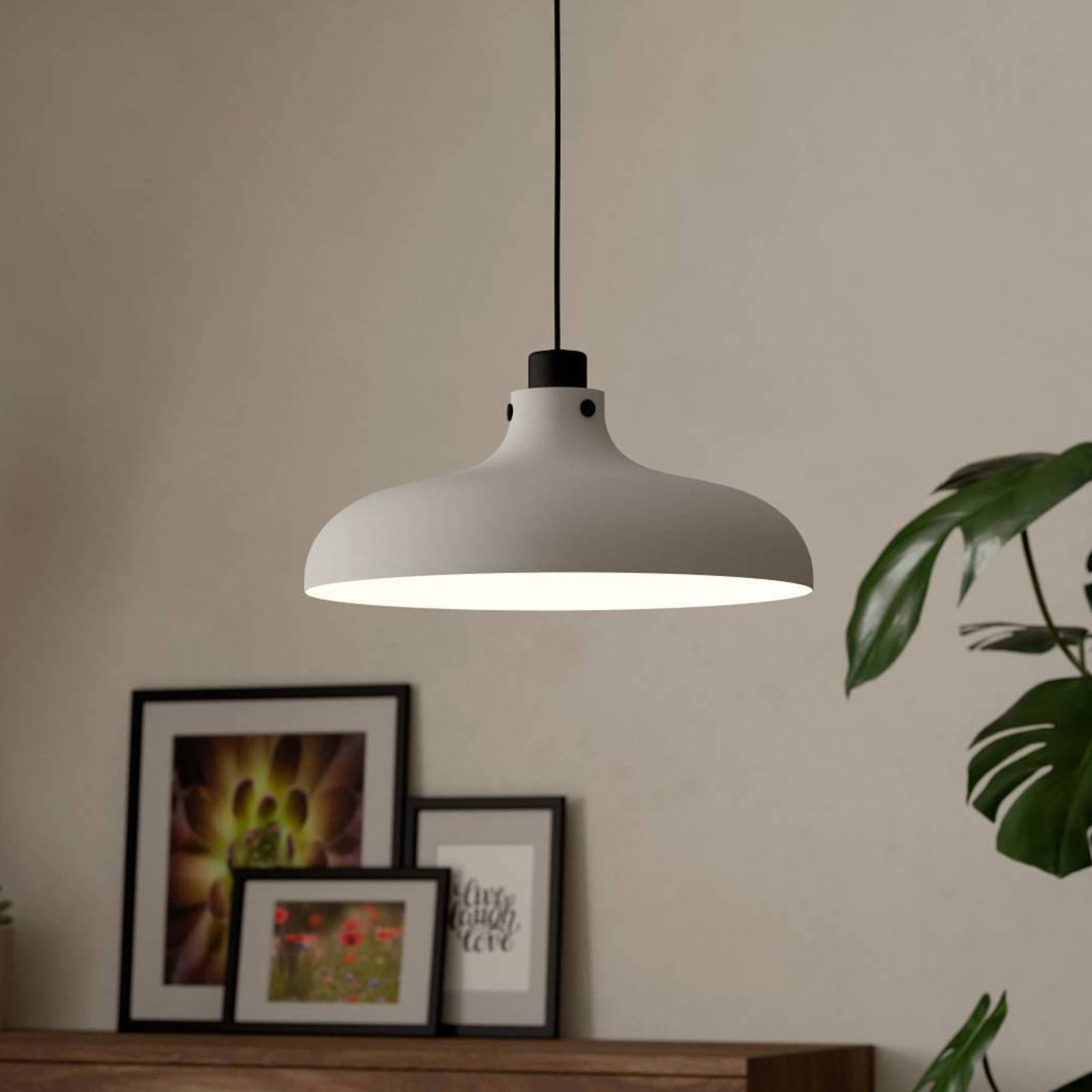 Hängeleuchte Matlock, Ø 38 cm, grau/schwarz, Stahl von EGLO