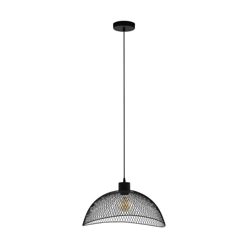Hängeleuchte Pompeya, Länge 45 cm, schwarz, Stahl von EGLO