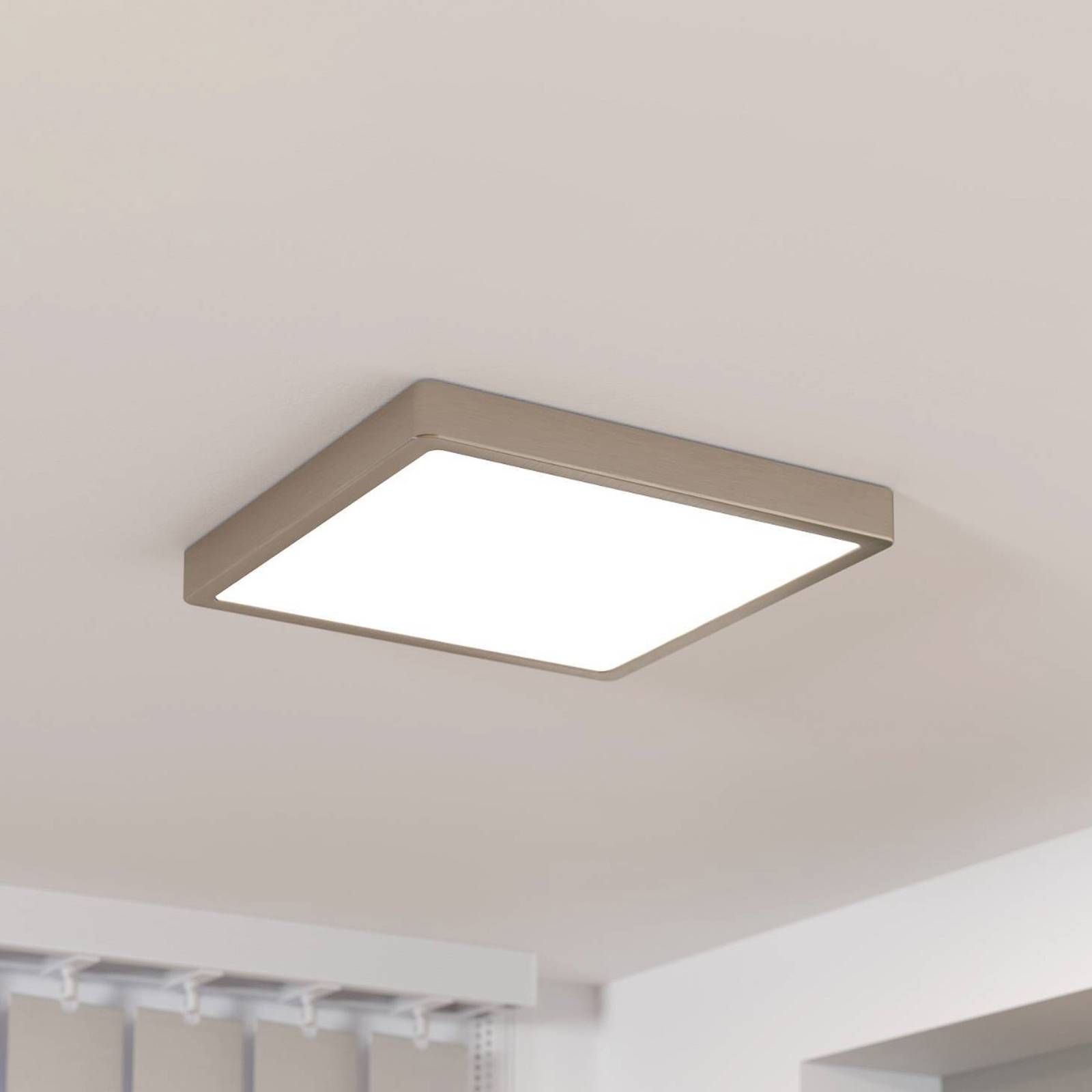 LED-Anbaupanel Fueva 5 IP20 830 nickel 28,5x28,5cm von EGLO