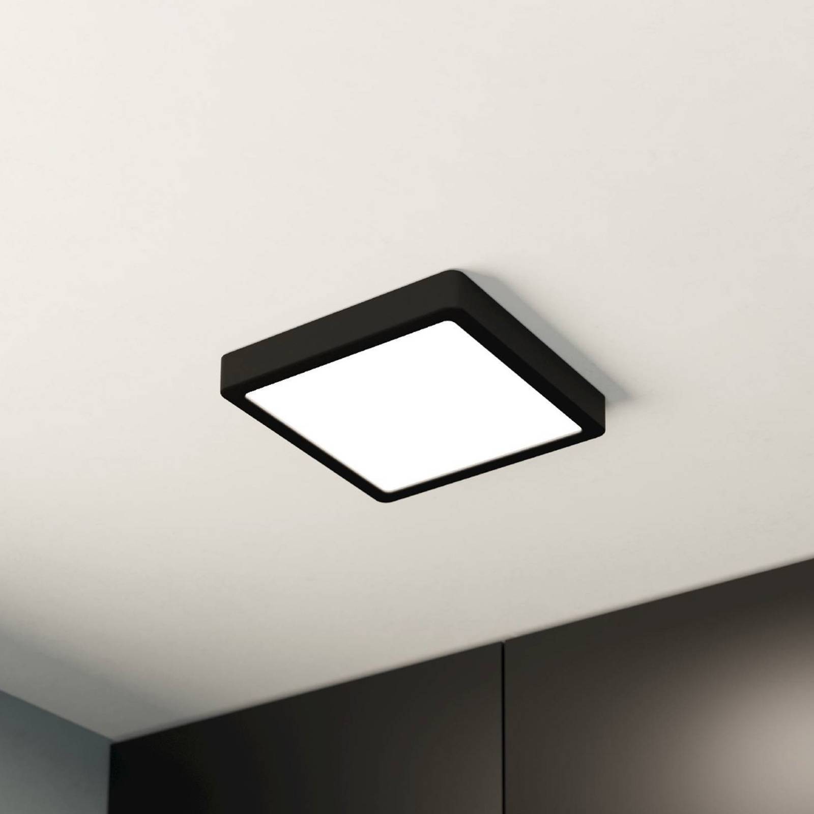 LED-Anbaupanel Fueva 5 IP20 830 schwarz 21x21cm LED-Anbaupanel Fueva 5 IP20 830 schwarz 21x21cm von EGLO