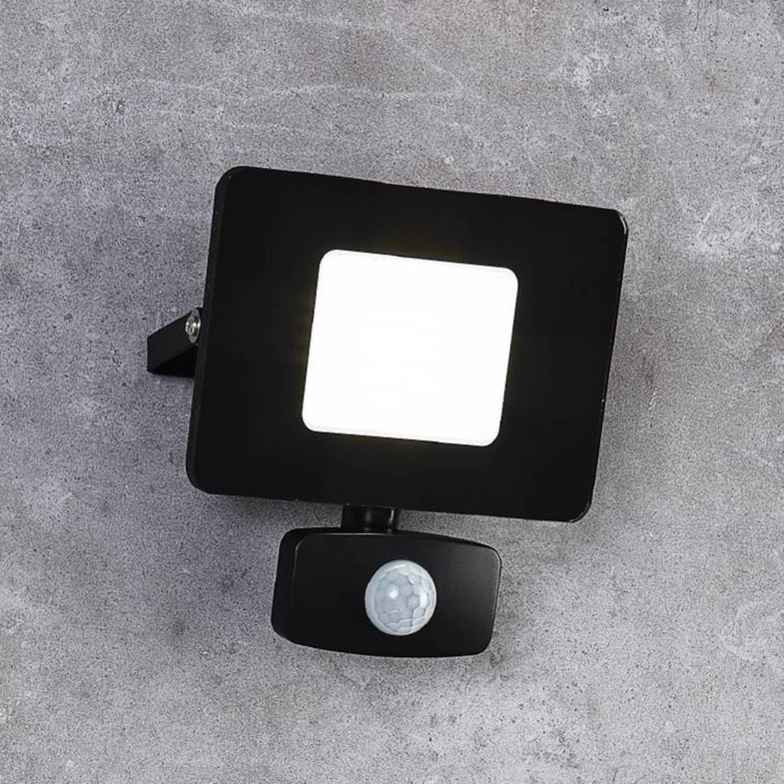 LED-Außenstrahler Faedo 3 mit Sensor, schwarz, 20W von EGLO