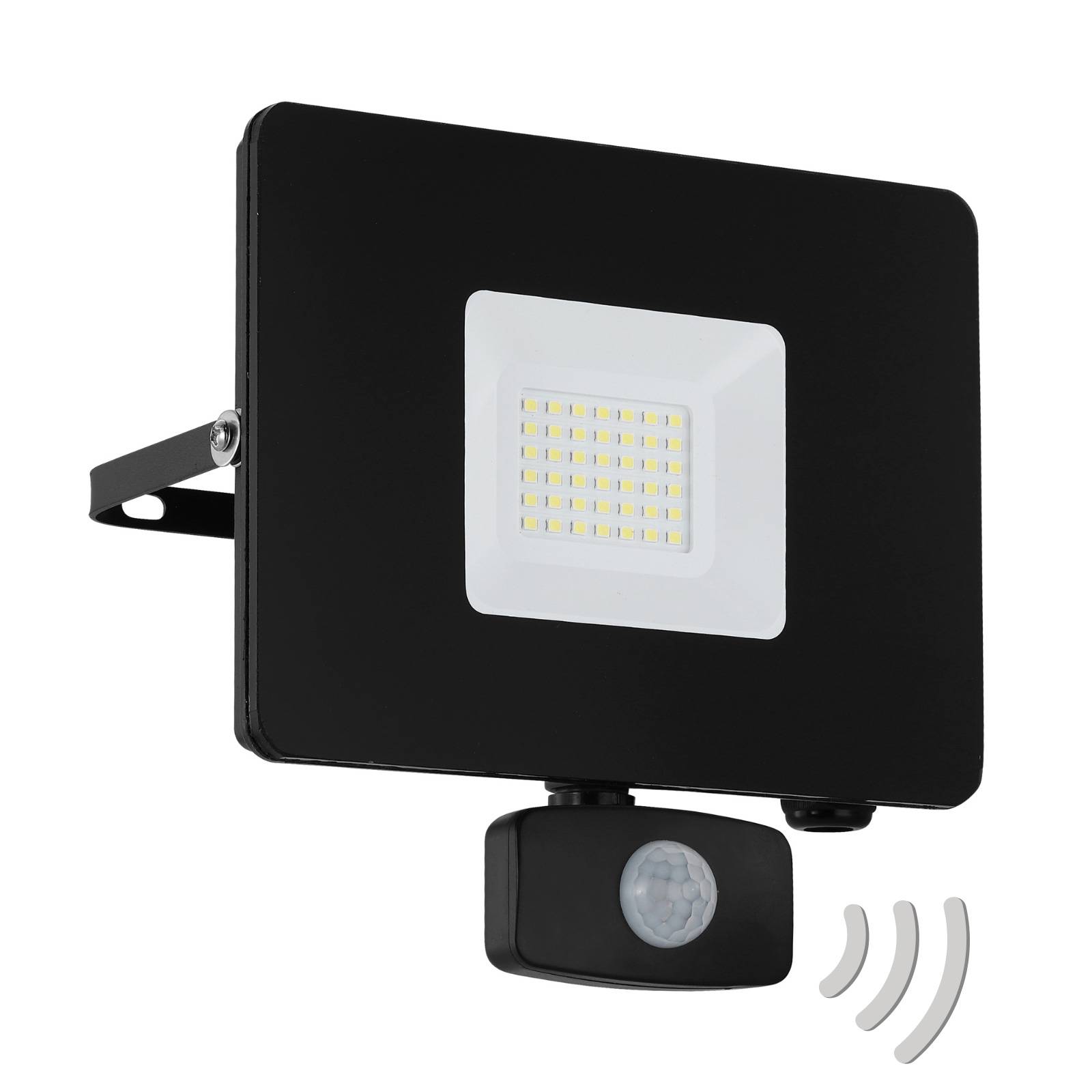 LED-Außenstrahler Faedo 3 mit Sensor, schwarz, 30W von EGLO