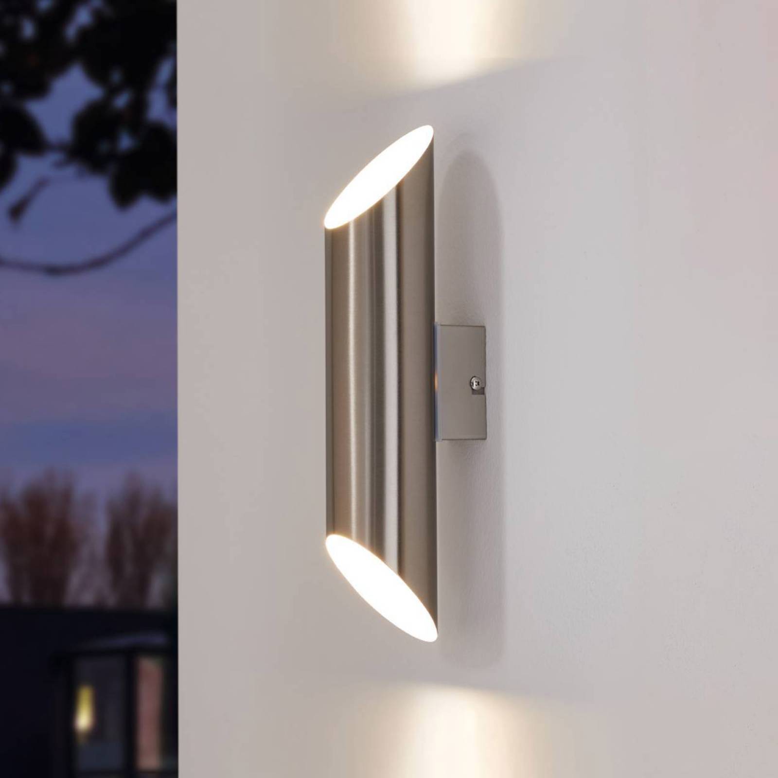 LED-Außenwandleuchte Agolada, edelstahl LED-Außenwandleuchte Agolada, edelstahl von EGLO