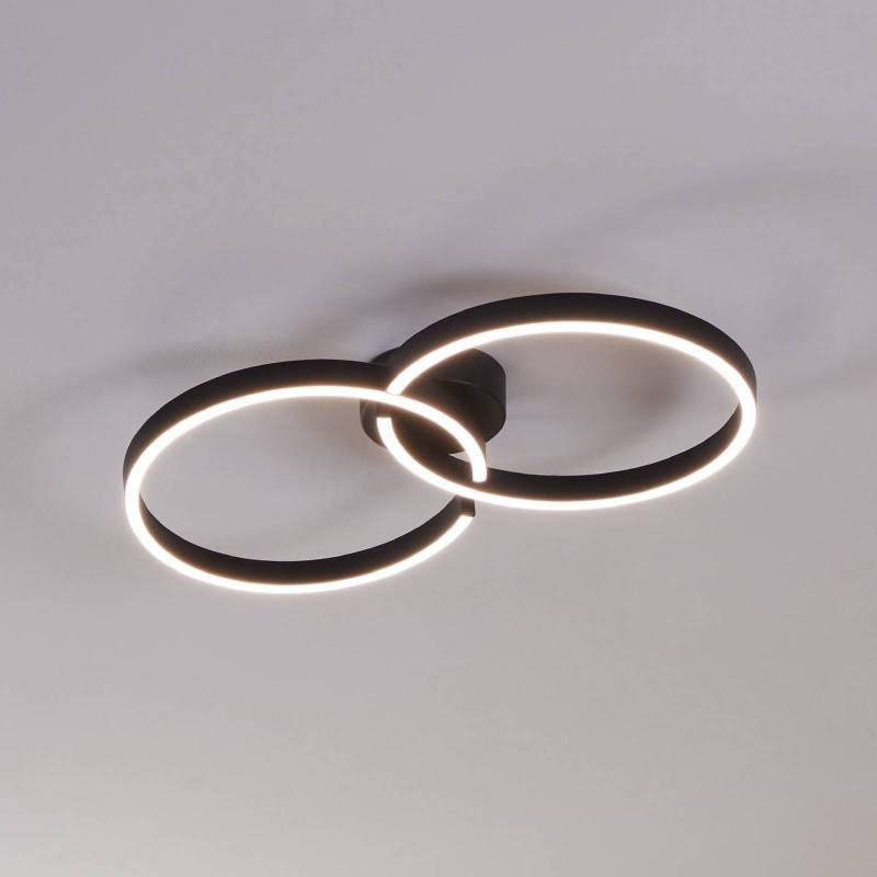 LED-Deckenlampe Armandolo, schwarz, Länge 67 cm, CCT, RGB von EGLO
