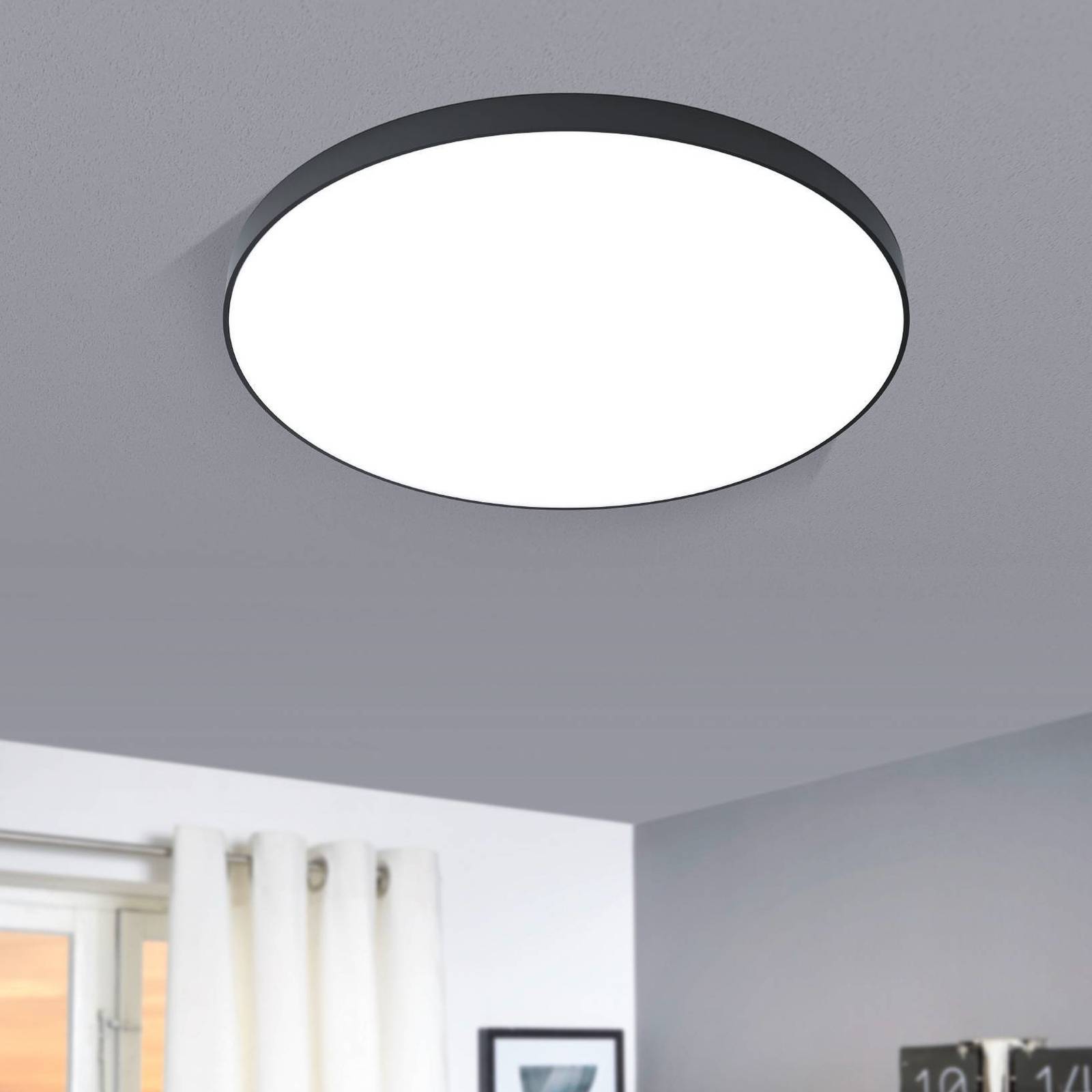 LED-Deckenlampe Zubieta-A, schwarz, Ø60cm von EGLO