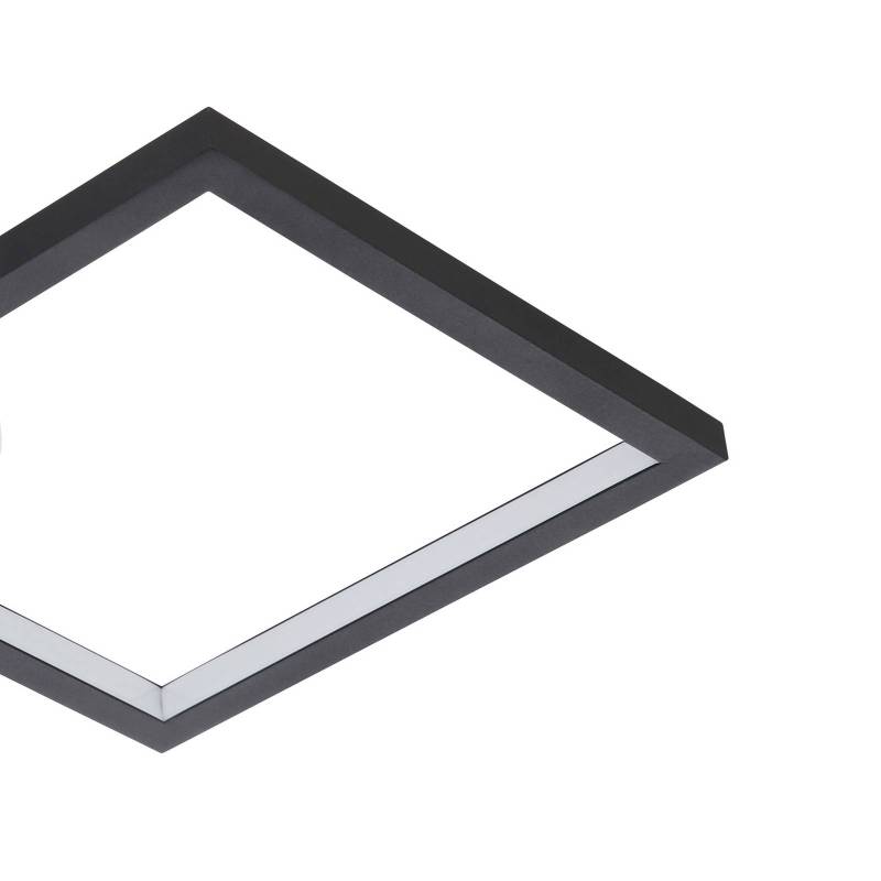 LED-Deckenlampe Gafares, schwarz Alu 33 cm Fernbedienung CCT von EGLO