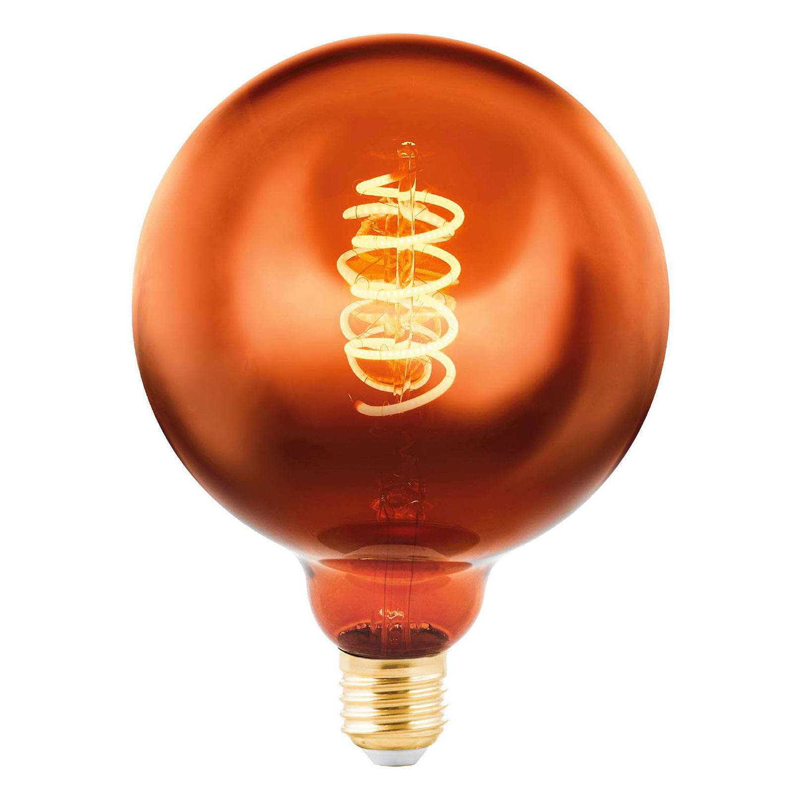 LED Globe E27 G125 4W 2.000K Filament kupfer von EGLO