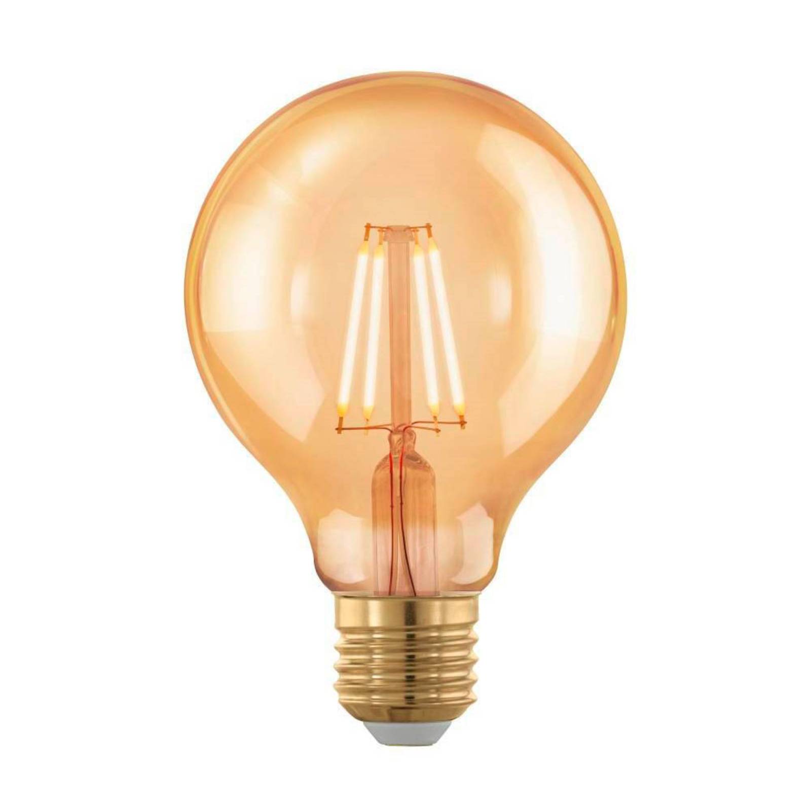 LED-Globe E27 G80 4W Filament 1.700K amber dimmbar von EGLO