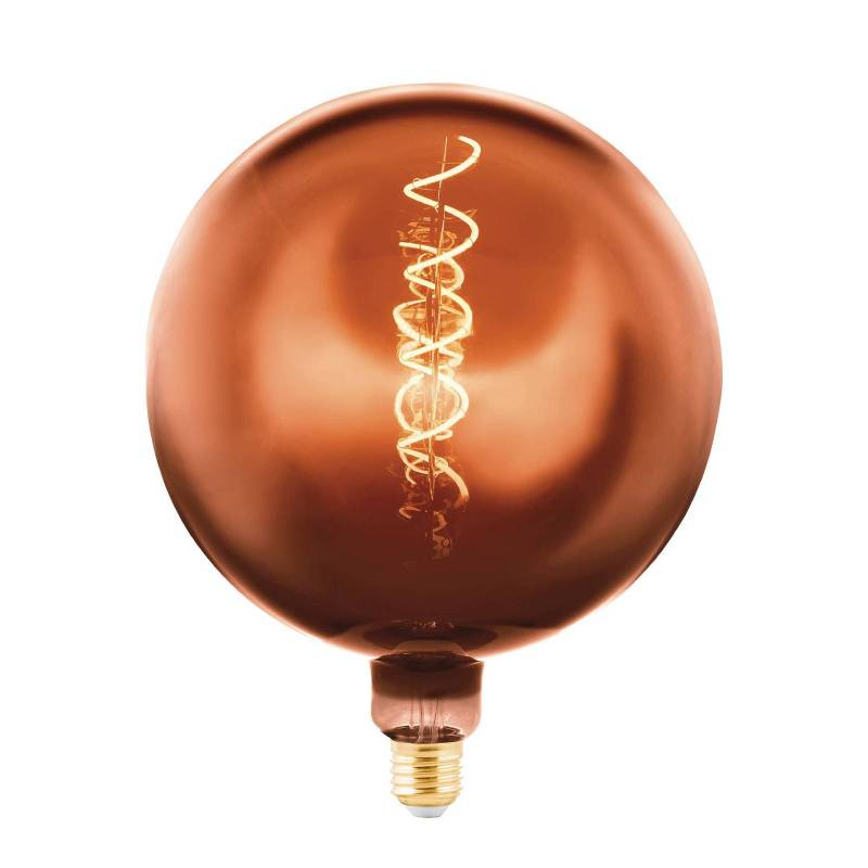 LED-Globe G200 E27 4W 1.600K Filament kupfer von EGLO