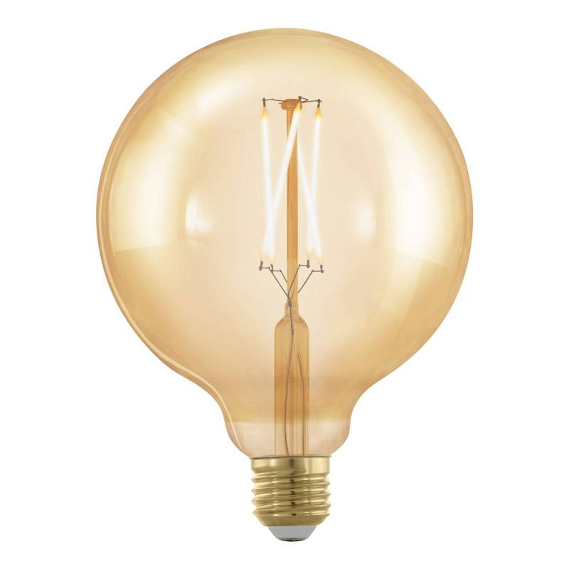 LED-Globelampe E27 G125 4W 1.700K Filamentgold von EGLO