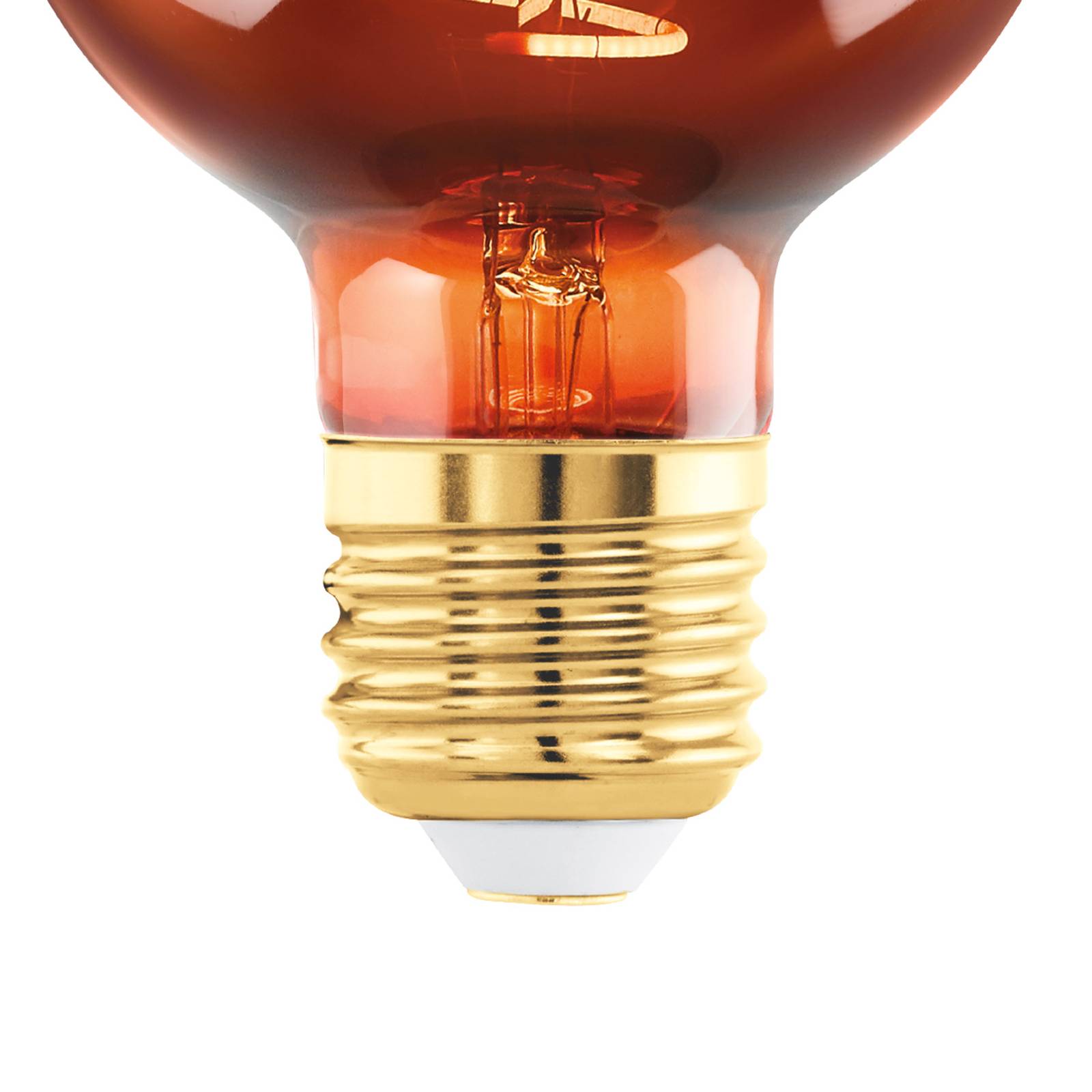 LED-Lampe E27 4W G60 2.000K Filament kupfer dim von EGLO