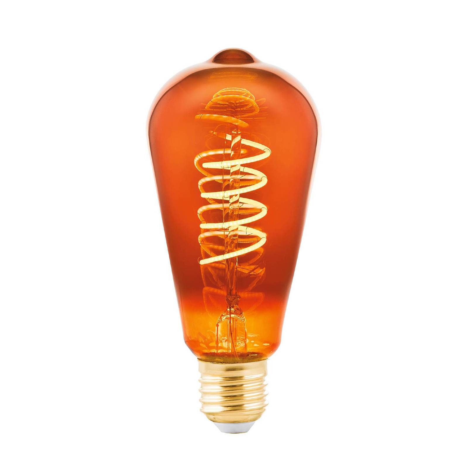 LED-Lampe ST64 E27 4W 2.000K Filament kupfer von EGLO